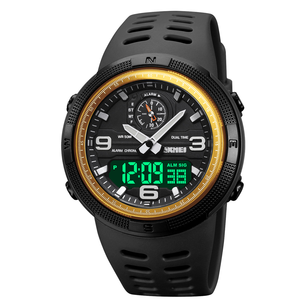 SKMEI 1655 Popular Dual Time Digital Watch