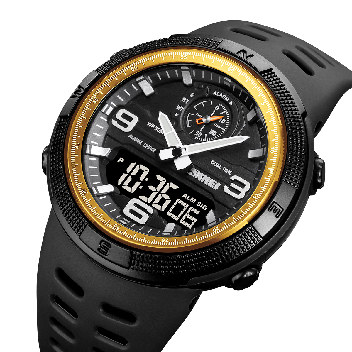 SKMEI 1655 Popular Dual Time Digital Watch