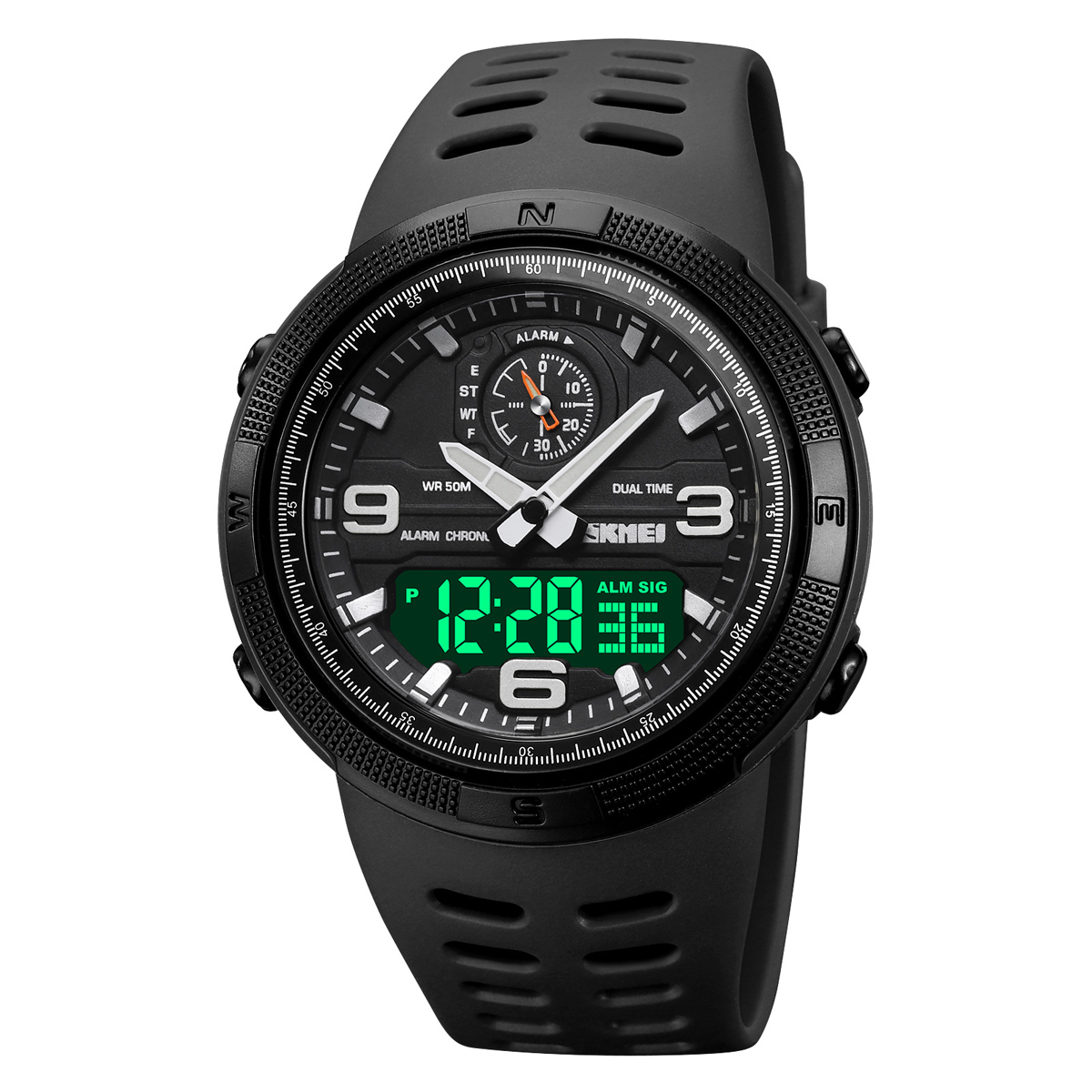 SKMEI 1655 Popular Dual Time Digital Watch