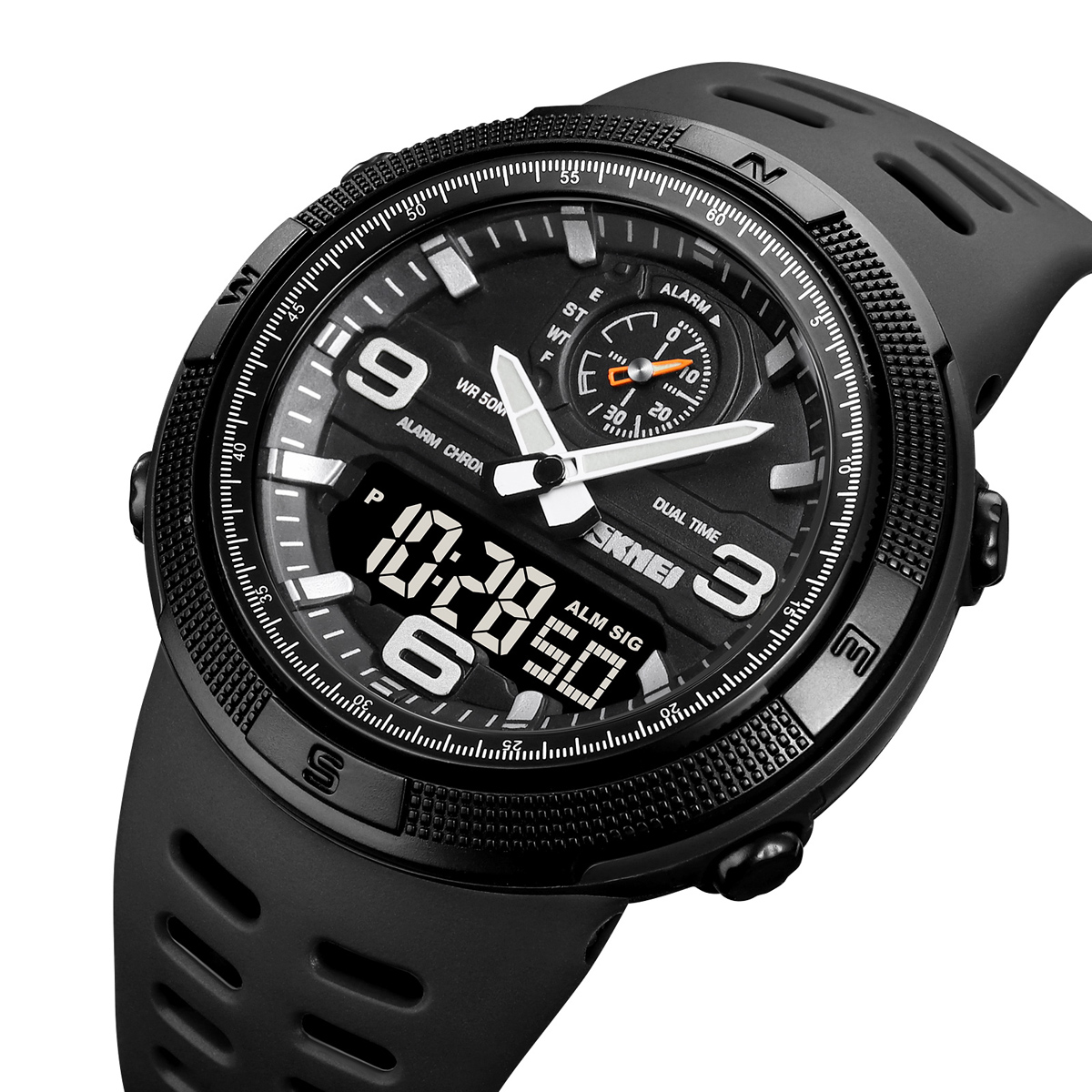 SKMEI 1655 Popular Dual Time Digital Watch
