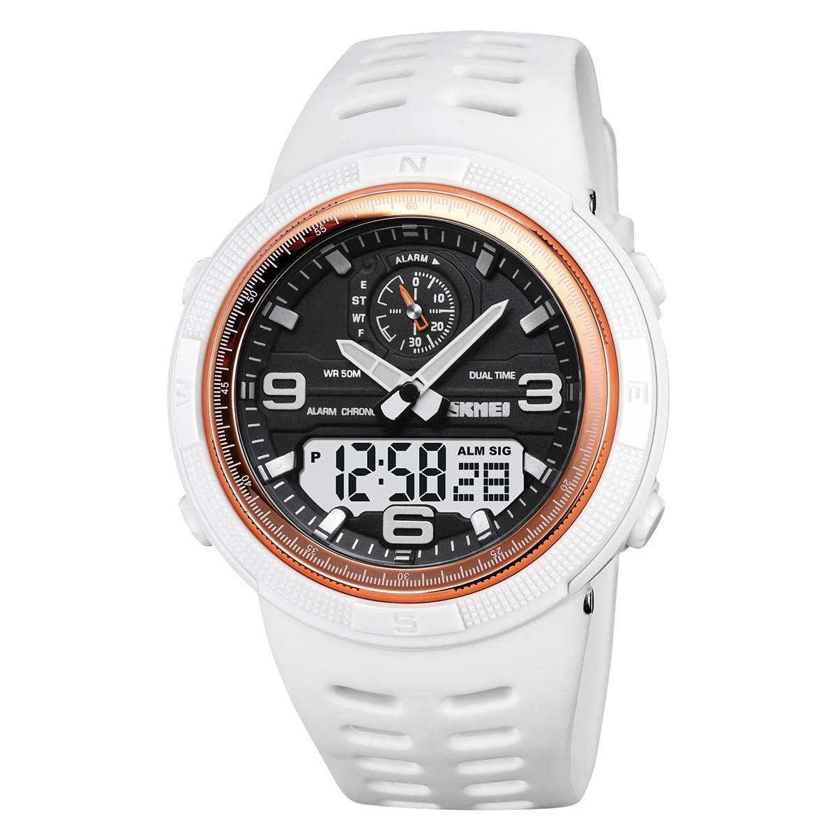 SKMEI 1655 Popular Dual Time Digital Watch