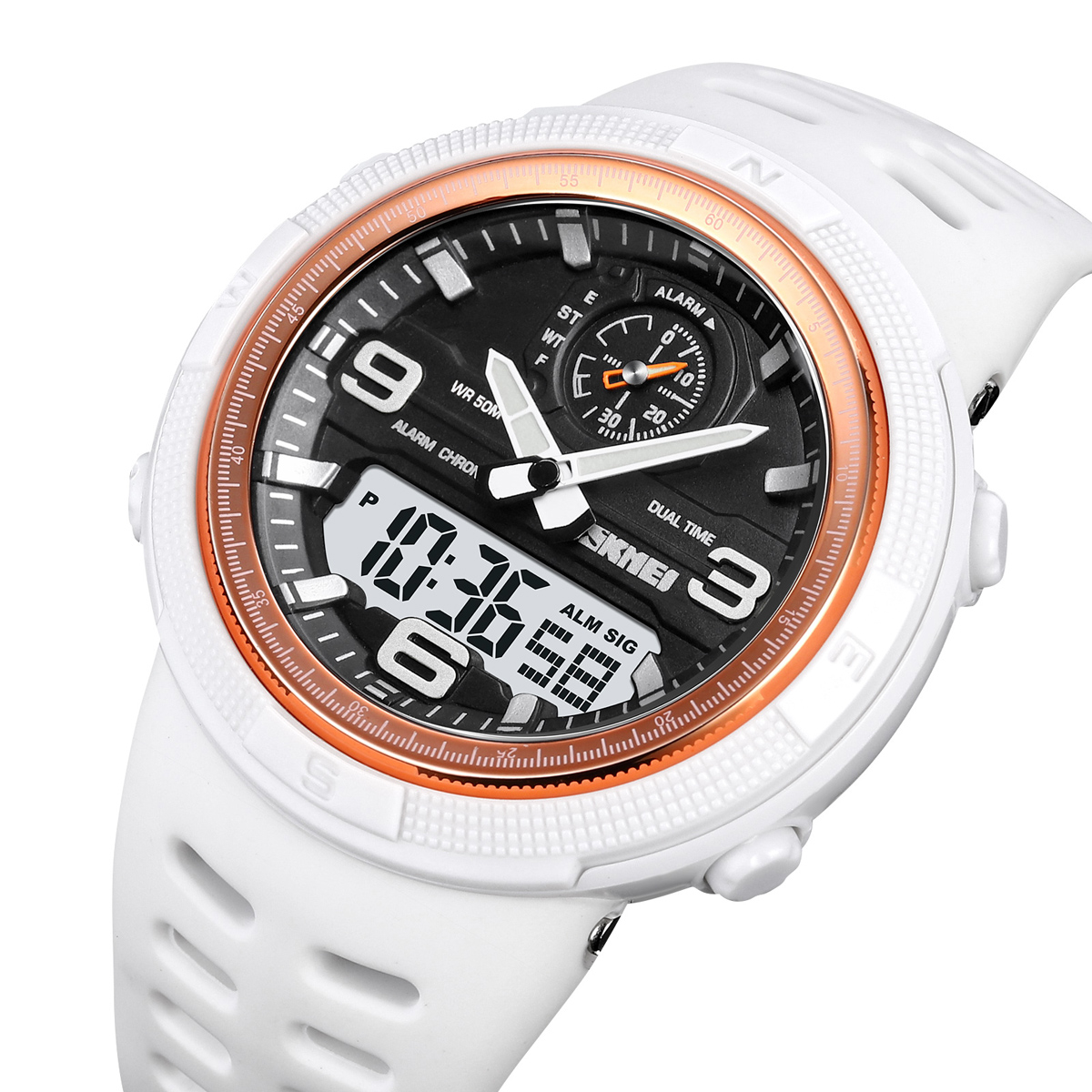SKMEI 1655 Popular Dual Time Digital Watch