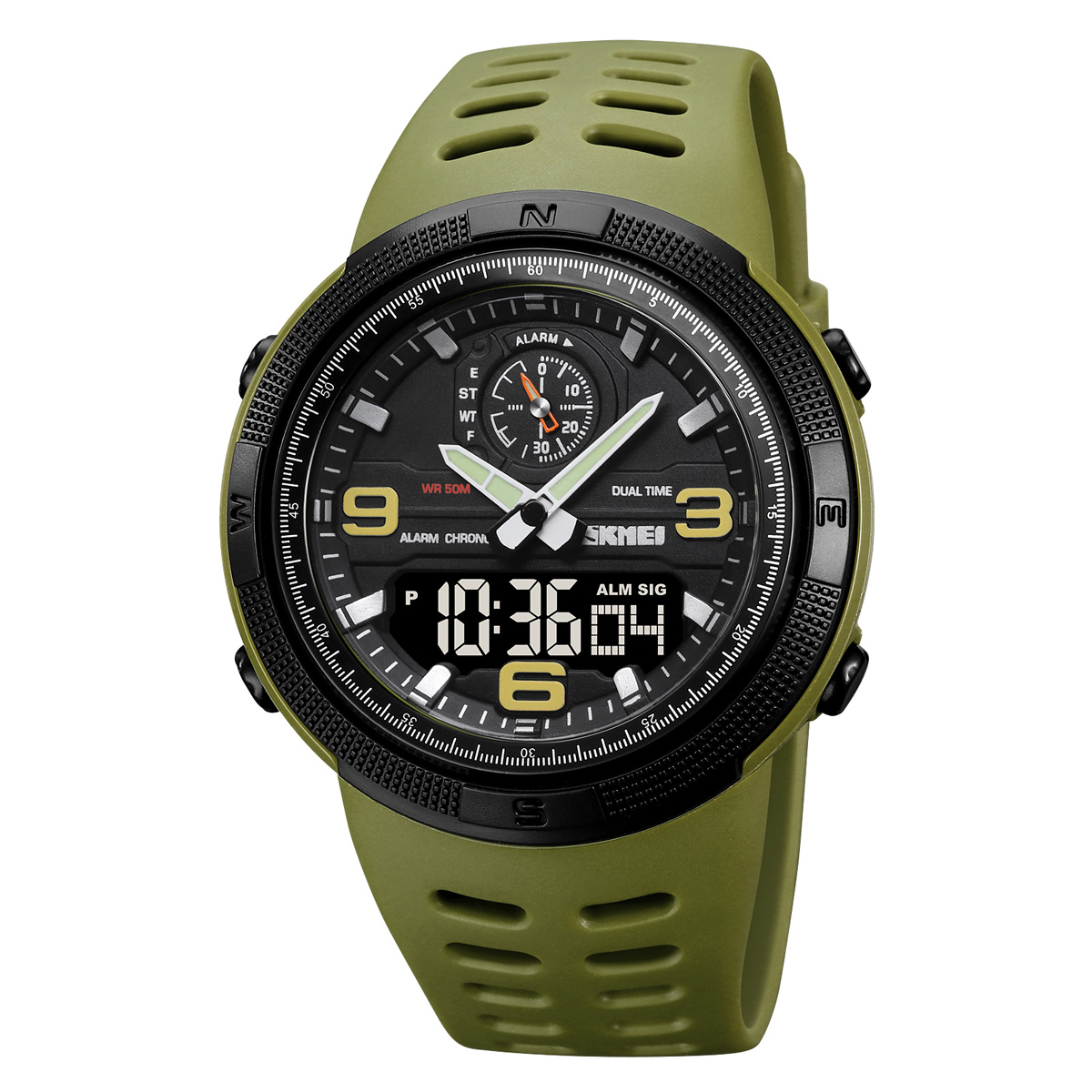 SKMEI 1655 Popular Dual Time Digital Watch