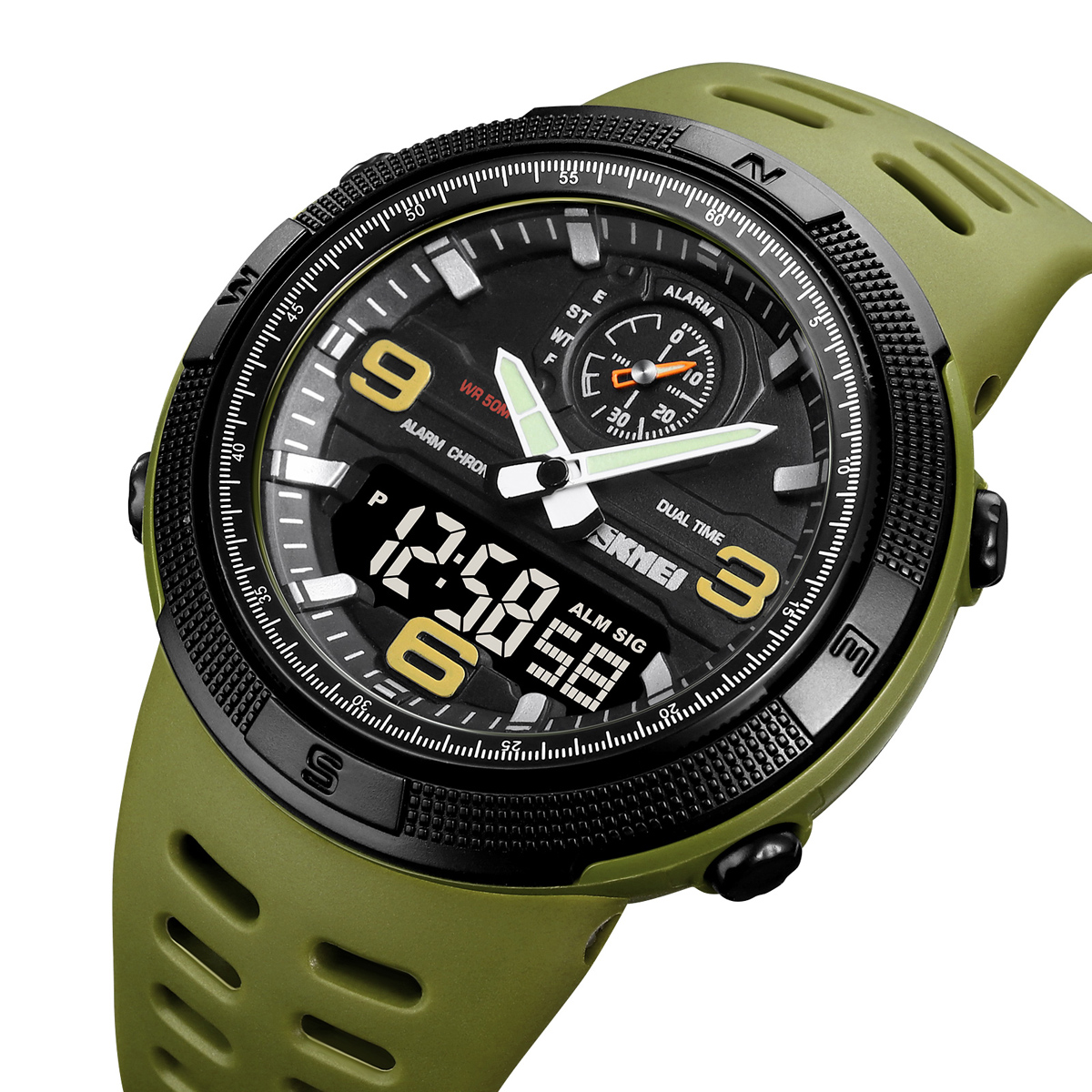 SKMEI 1655 Popular Dual Time Digital Watch