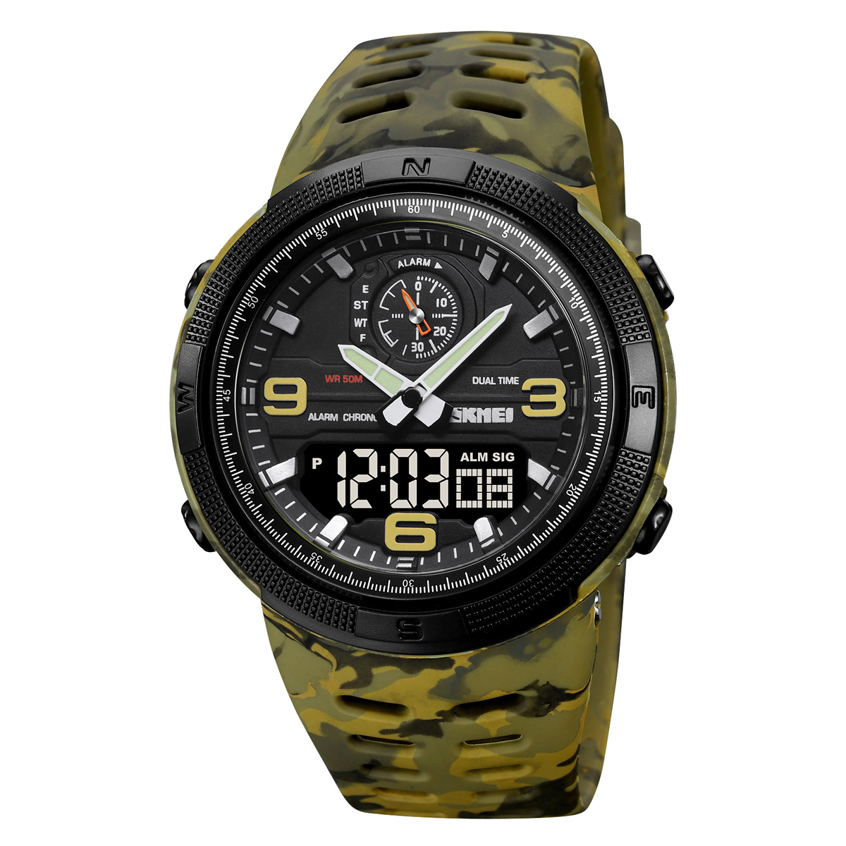 SKMEI 1655 Popular Dual Time Digital Watch