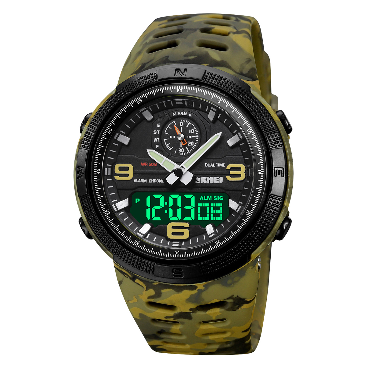 SKMEI 1655 Popular Dual Time Digital Watch