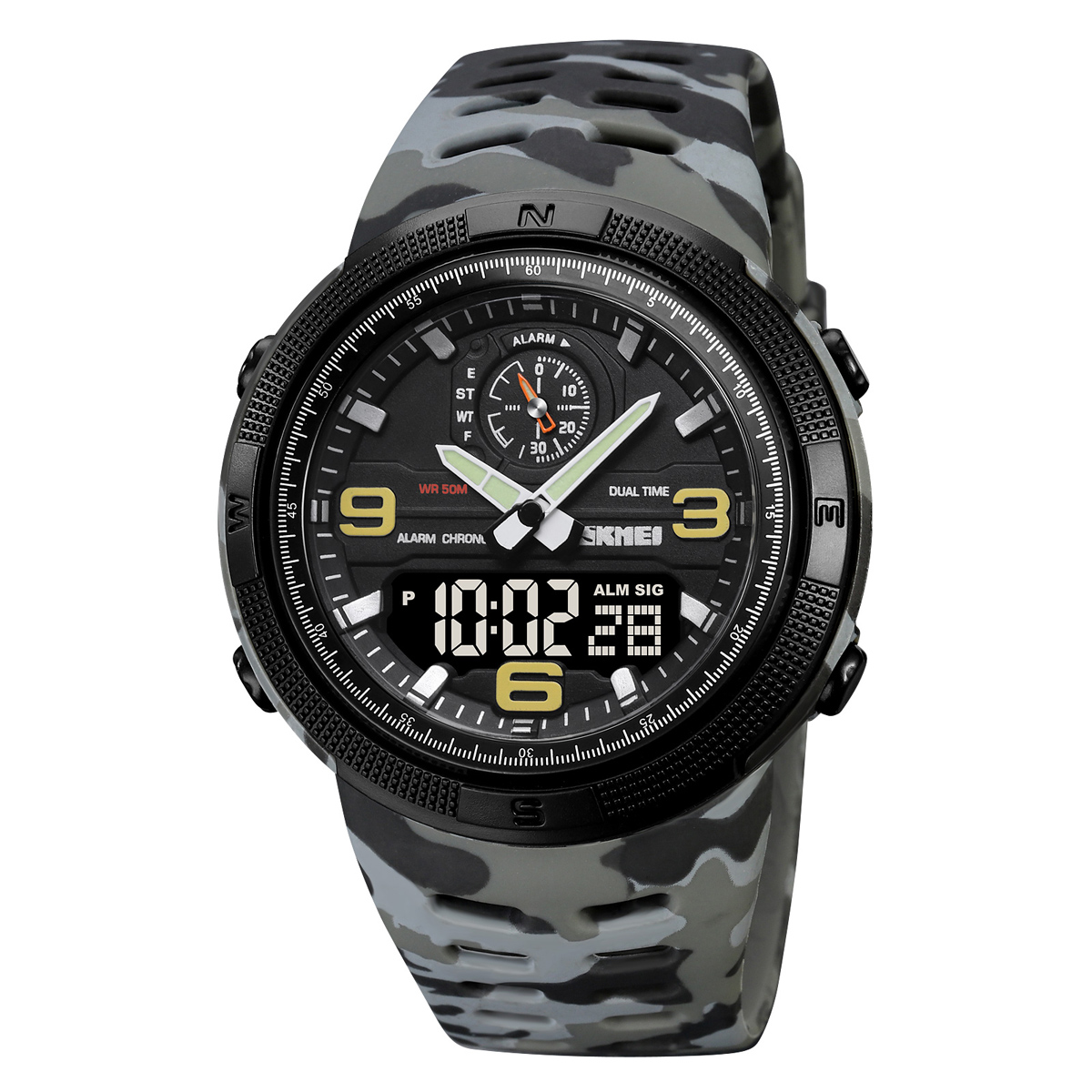 SKMEI 1655 Popular Dual Time Digital Watch