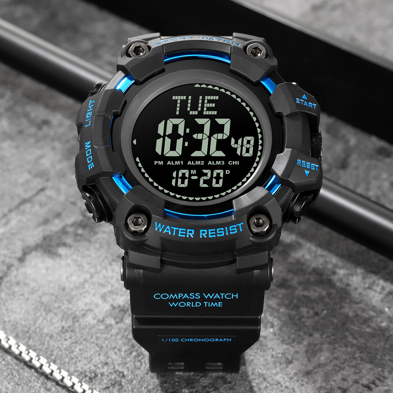 SKMEI 2037 DIGITAL COMPASS WATCH