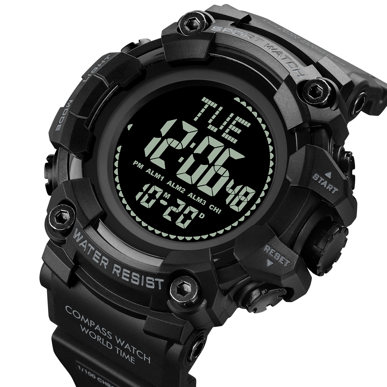 SKMEI 2037 DIGITAL COMPASS WATCH