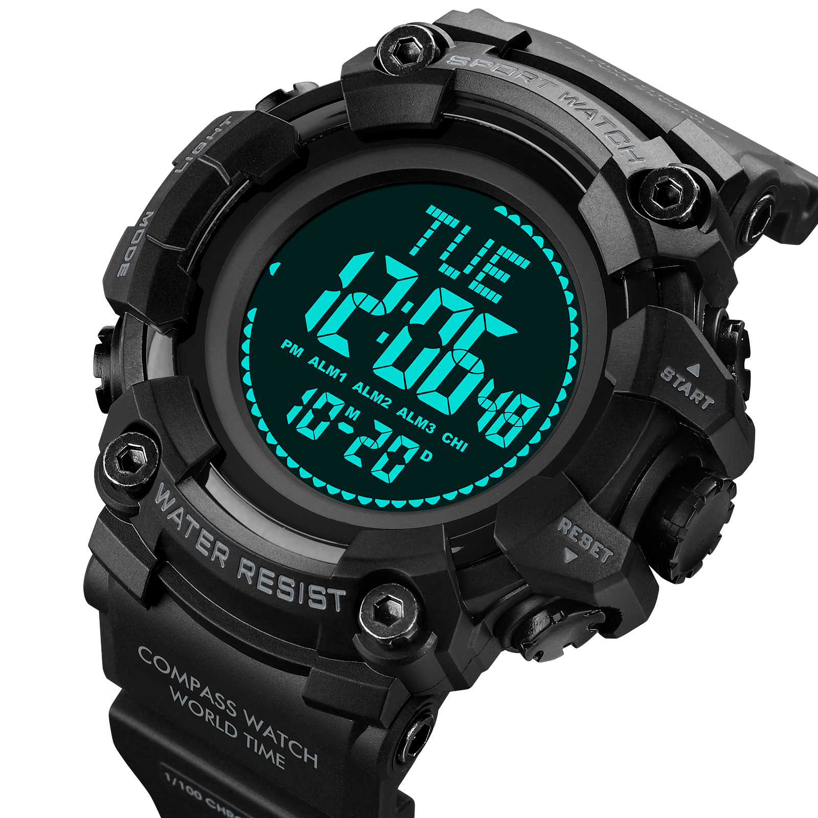 SKMEI 2037 DIGITAL COMPASS WATCH