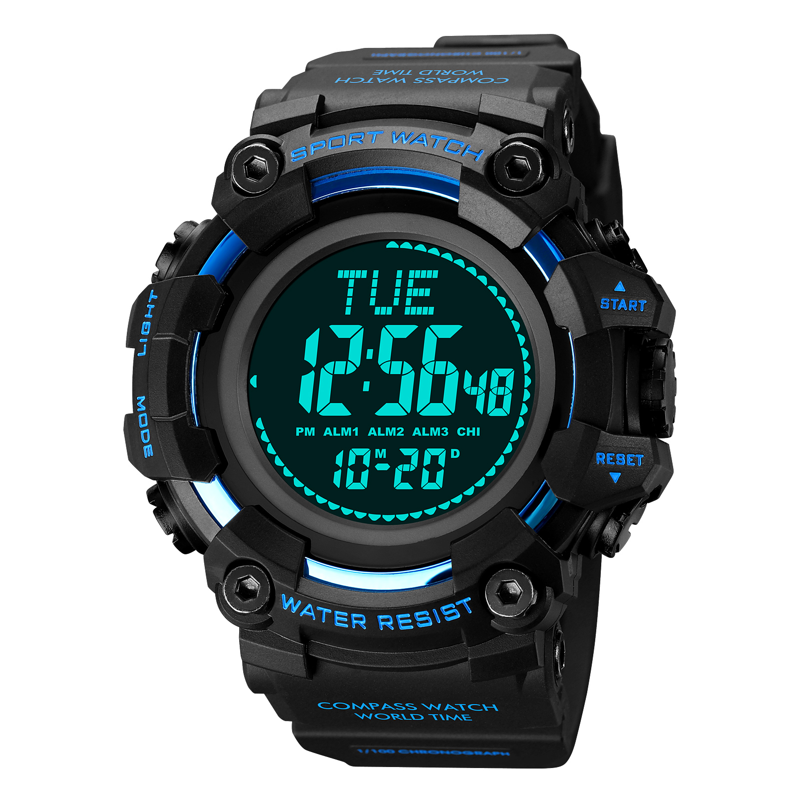 SKMEI 2037 DIGITAL COMPASS WATCH