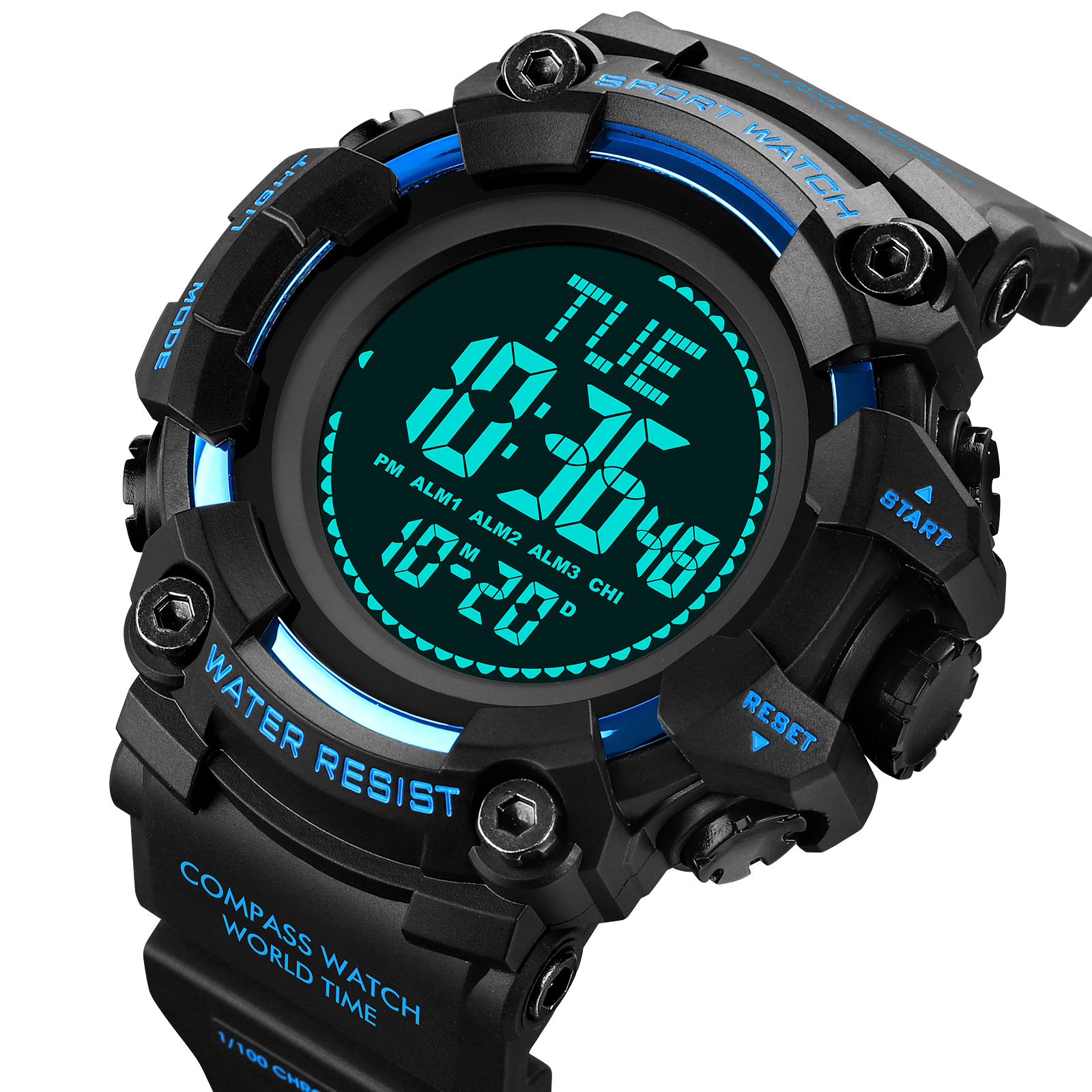 SKMEI 2037 DIGITAL COMPASS WATCH