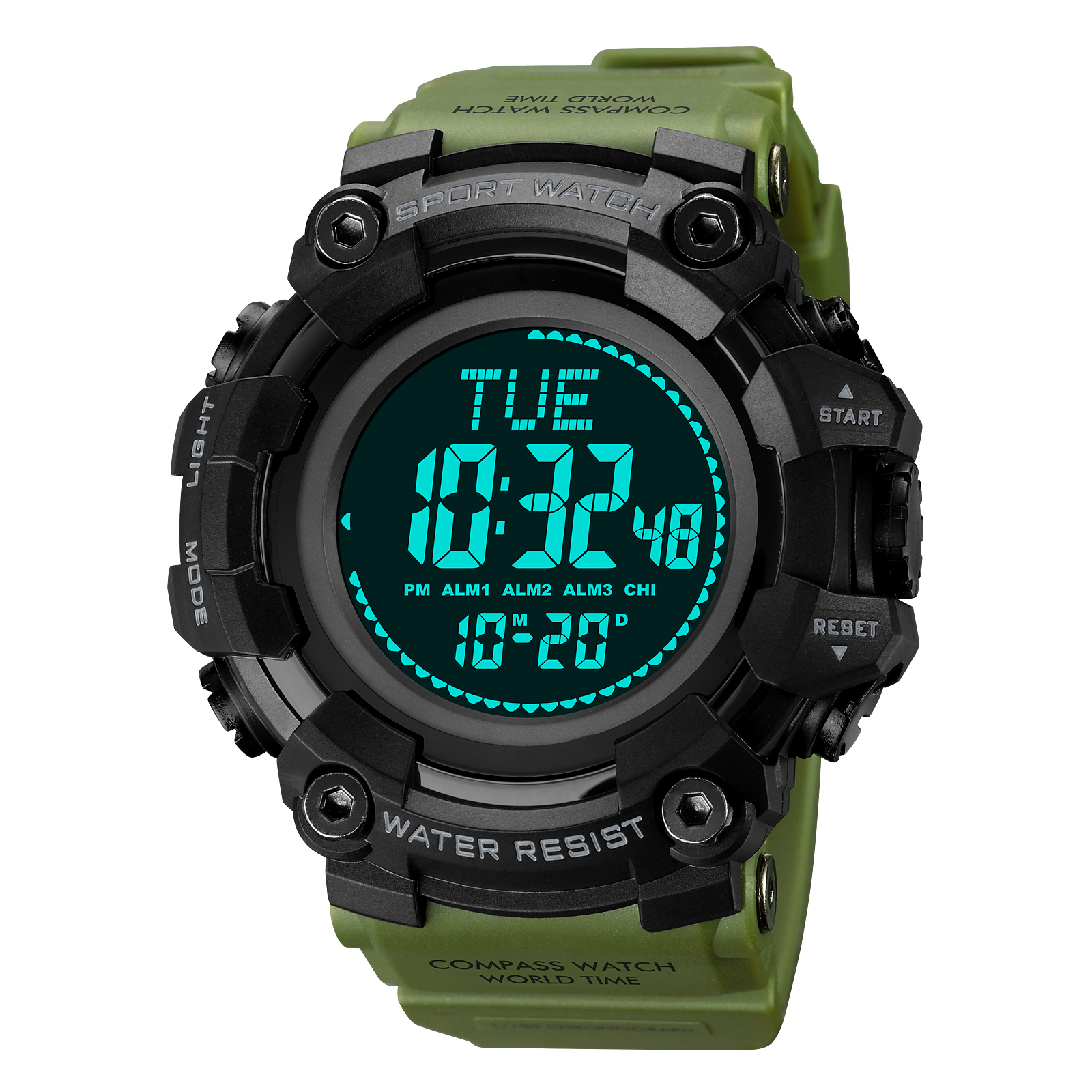 SKMEI 2037 DIGITAL COMPASS WATCH