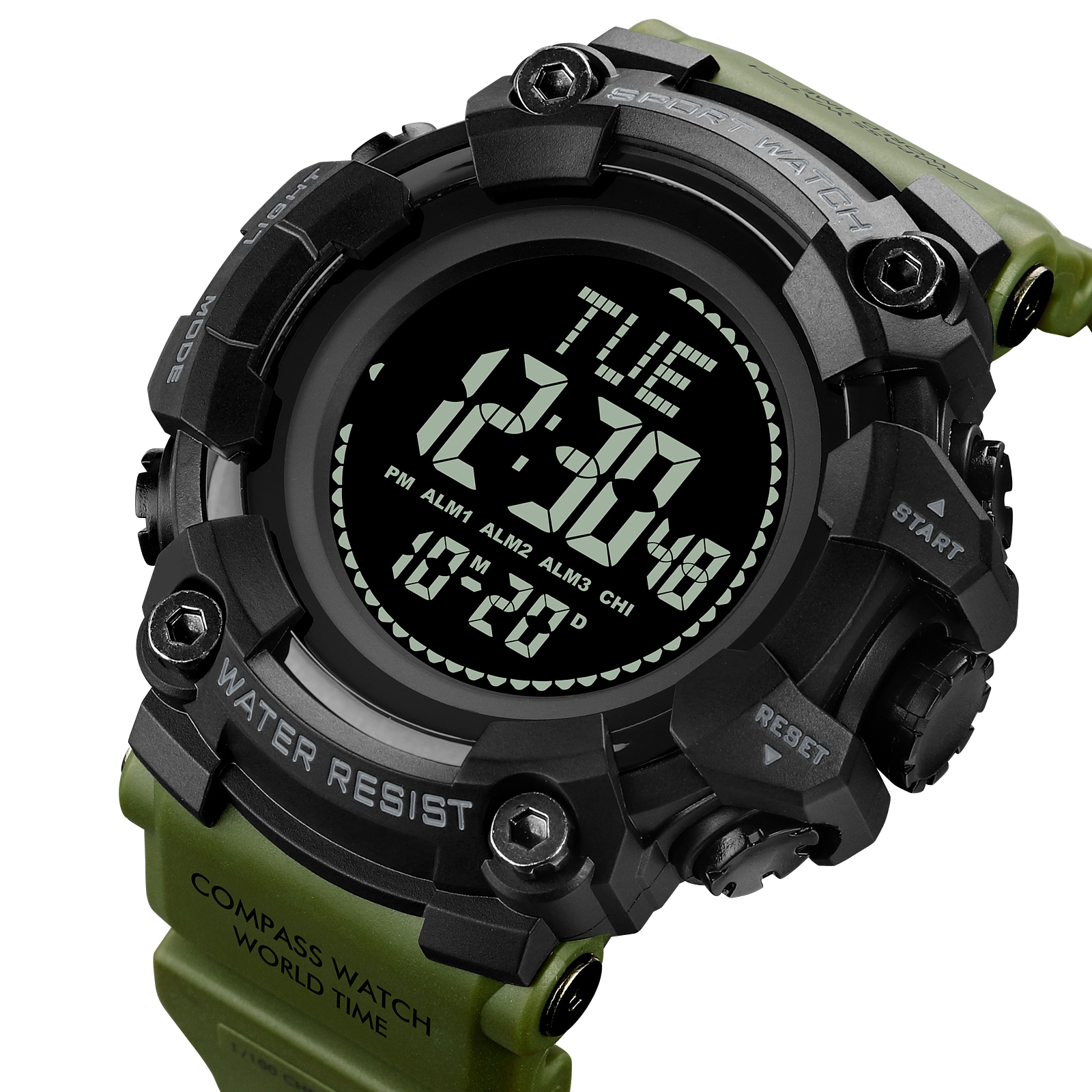 SKMEI 2037 DIGITAL COMPASS WATCH