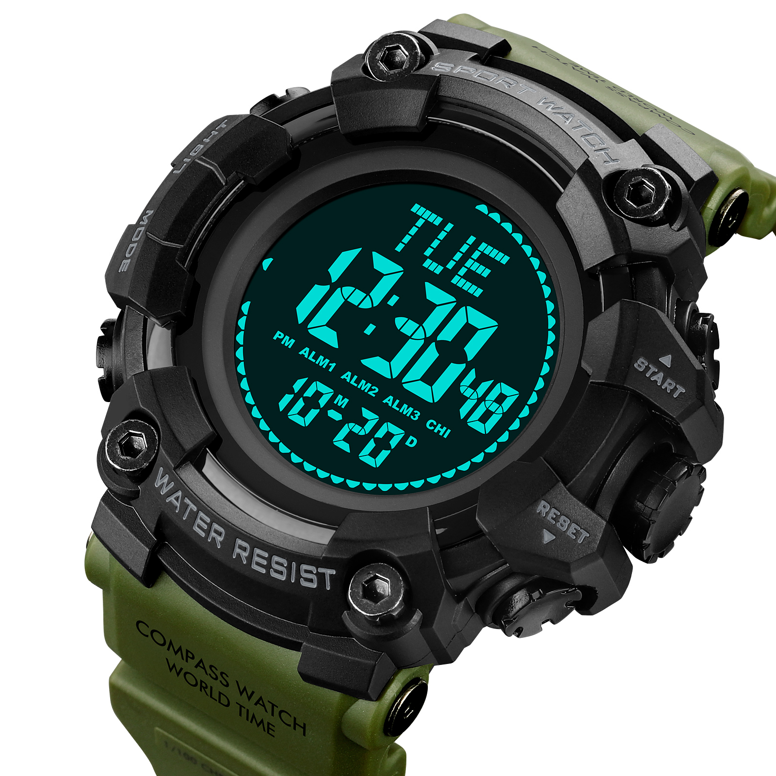 SKMEI 2037 DIGITAL COMPASS WATCH
