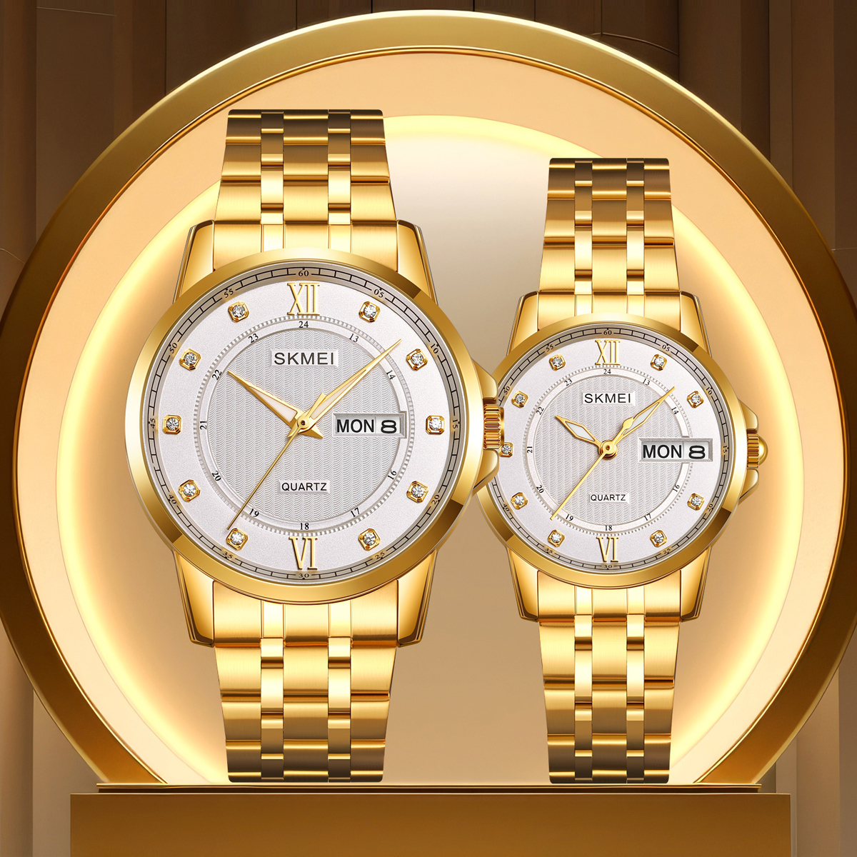 SKMEI 2085-2084 man woman watch