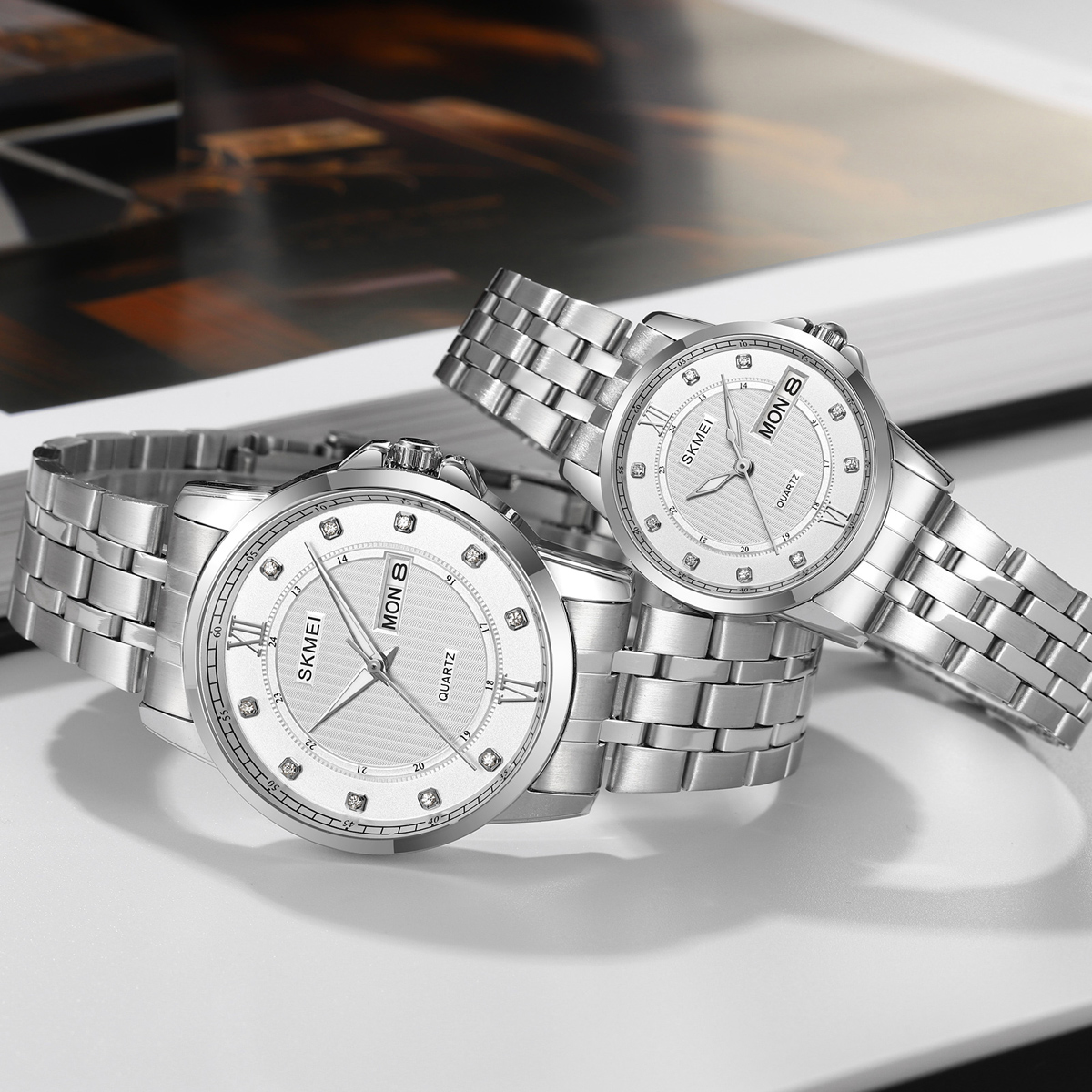 SKMEI 2085-2084 man woman watch