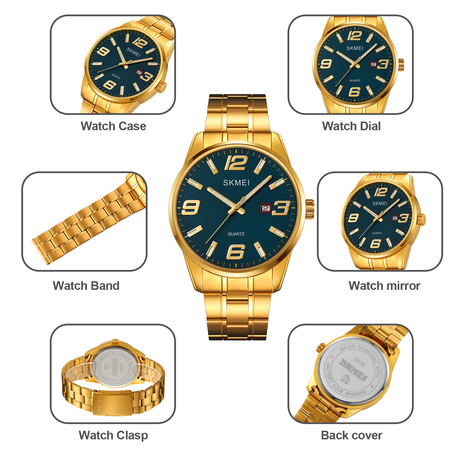 2087 skmei factory of watches