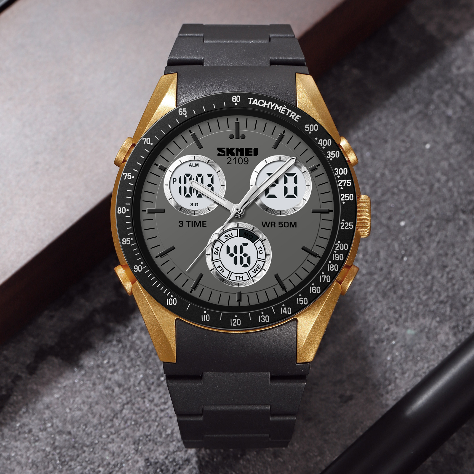 SKMEI 2109 Dual Time Watch