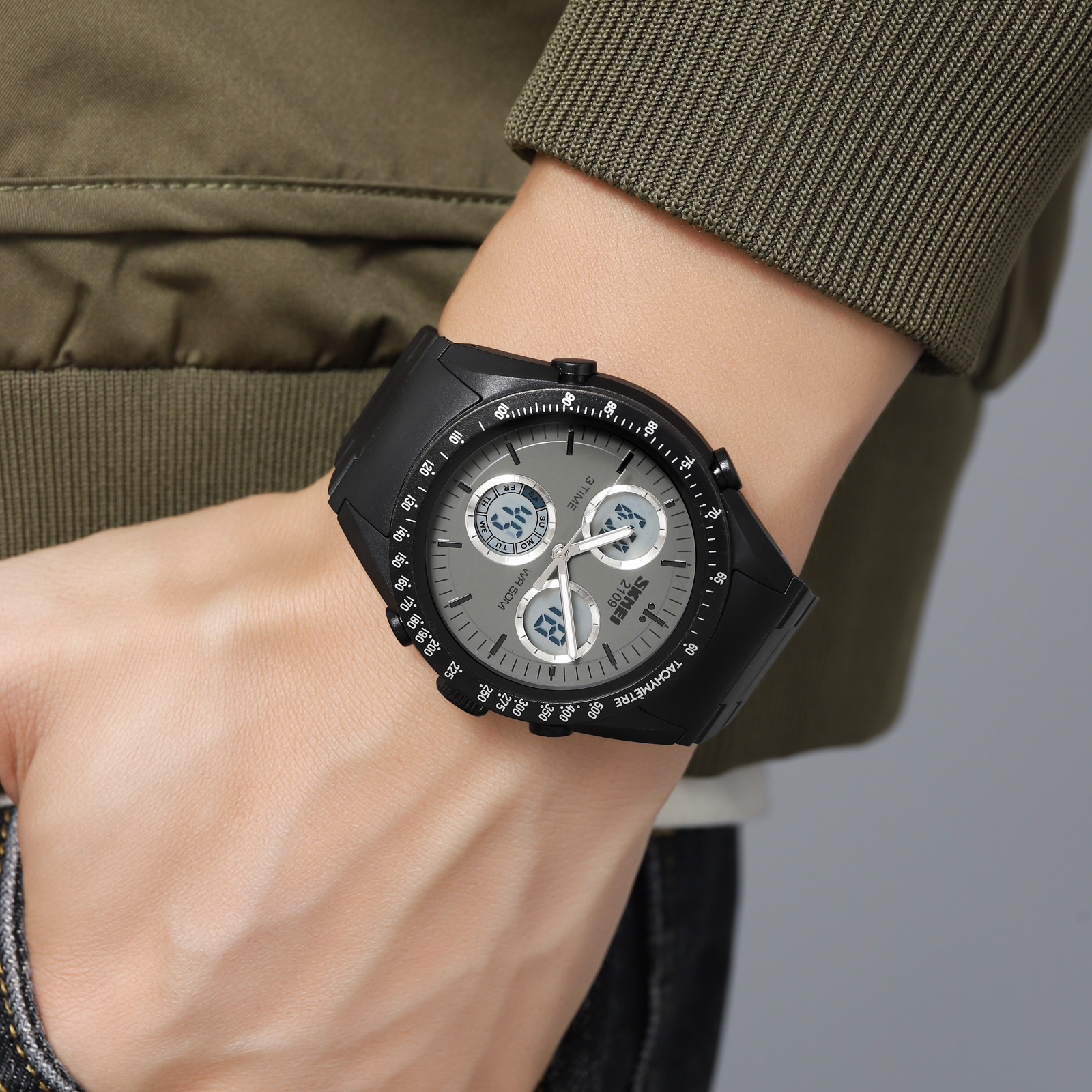 SKMEI 2109 Dual Time Watch