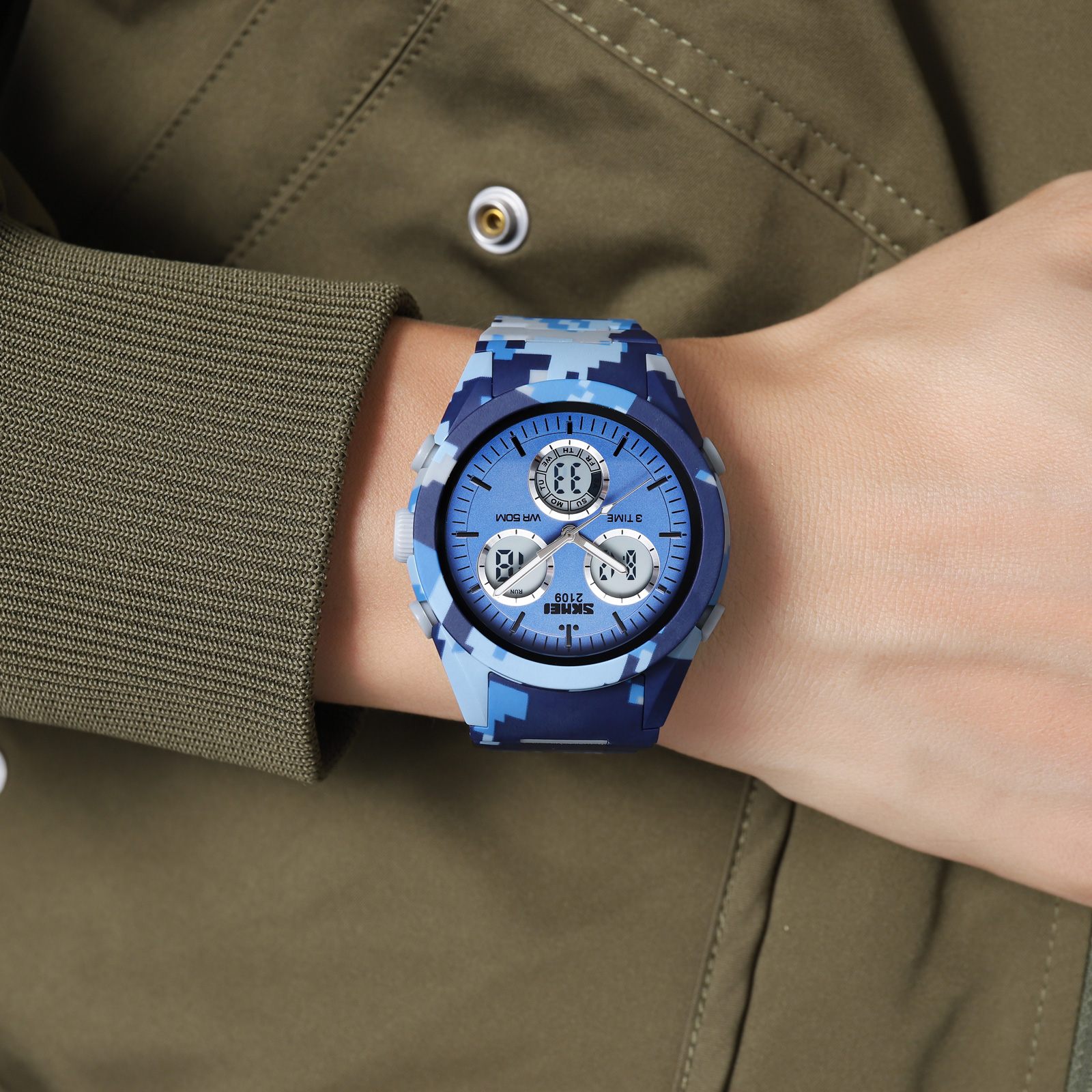 SKMEI 2109 Dual Time Watch