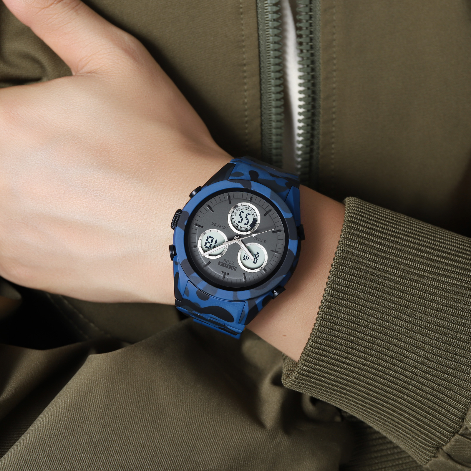 SKMEI 2109 Dual Time Watch