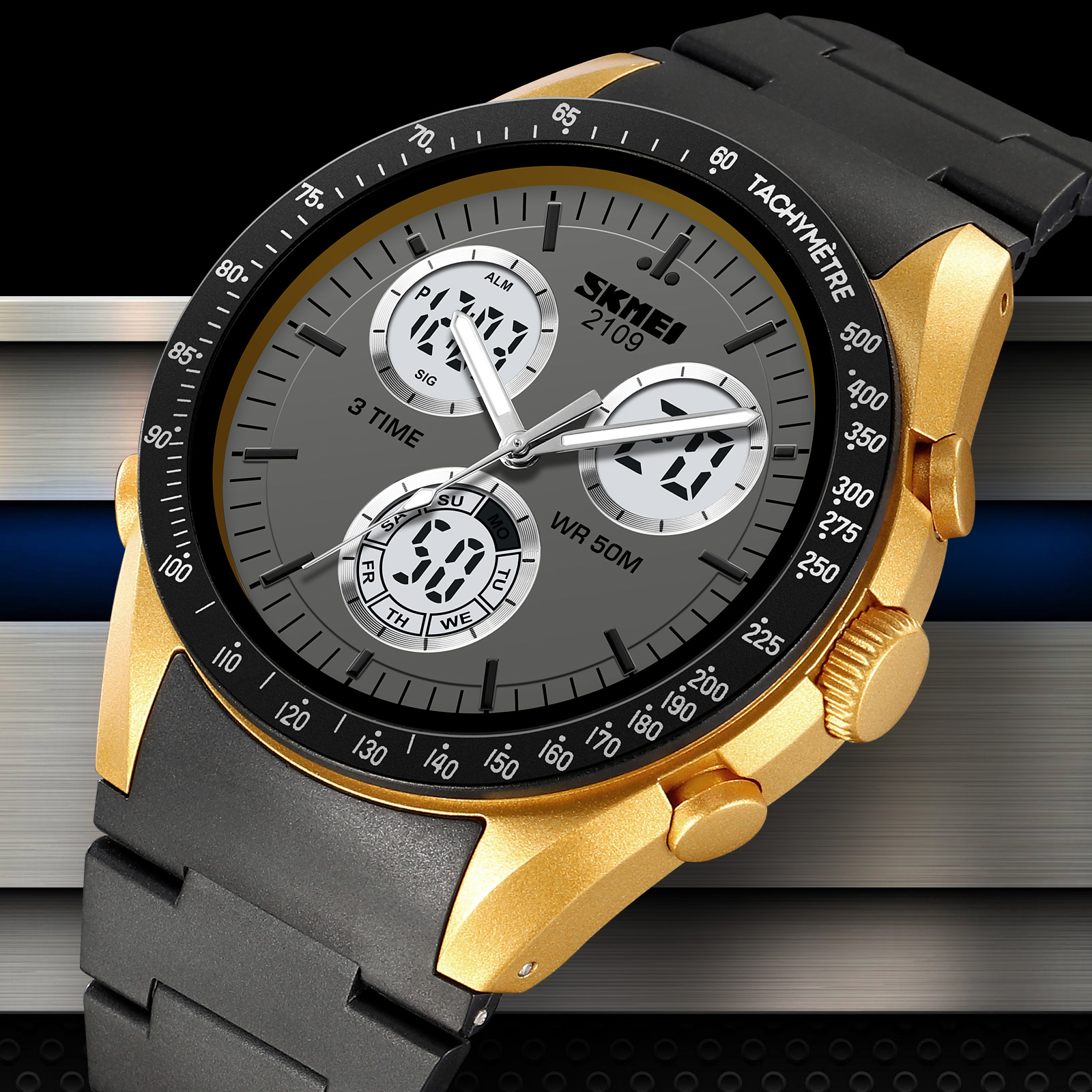 SKMEI 2109 Dual Time Watch