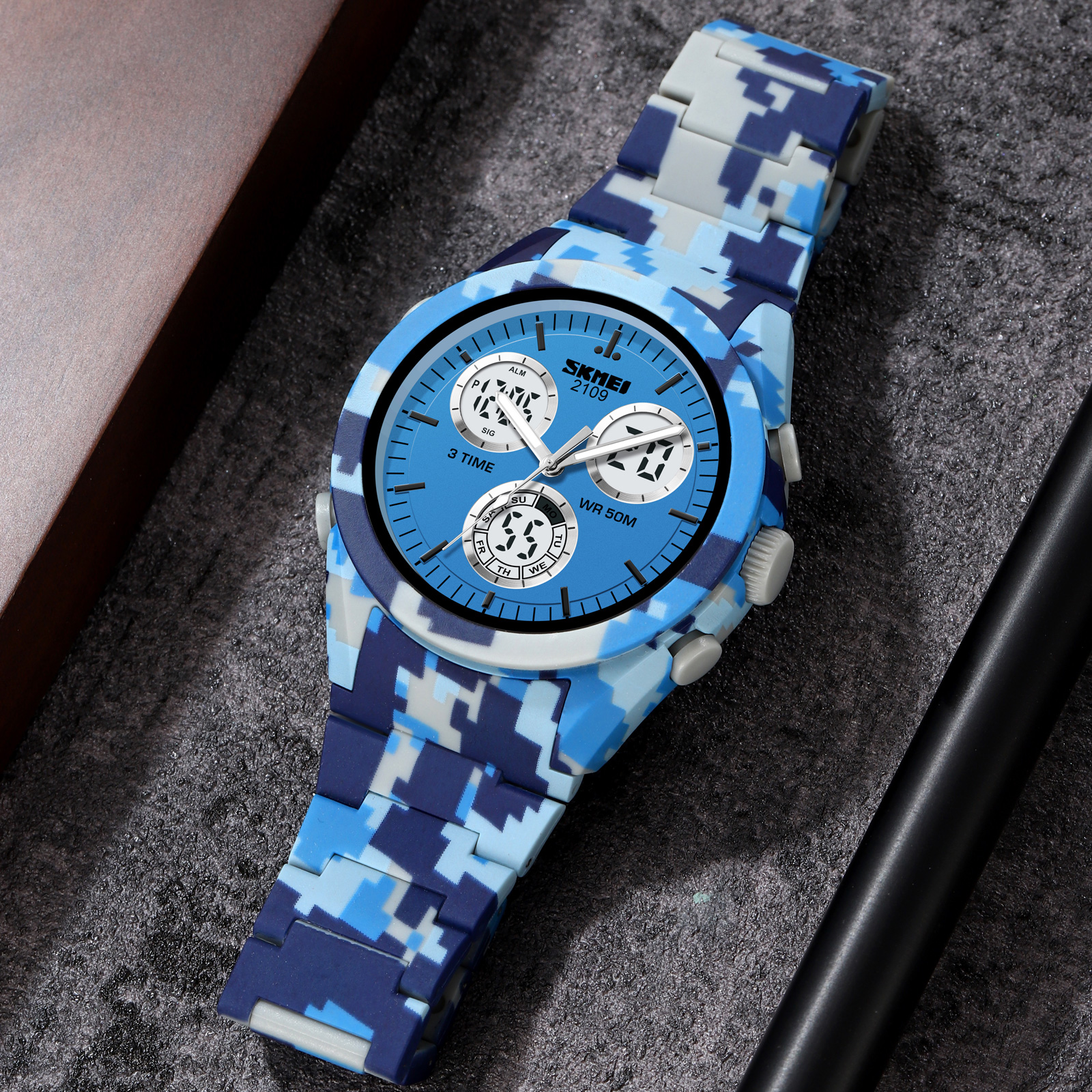 SKMEI 2109 Dual Time Watch