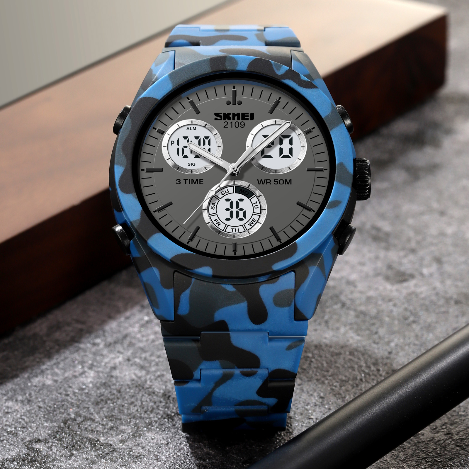 SKMEI 2109 Dual Time Watch