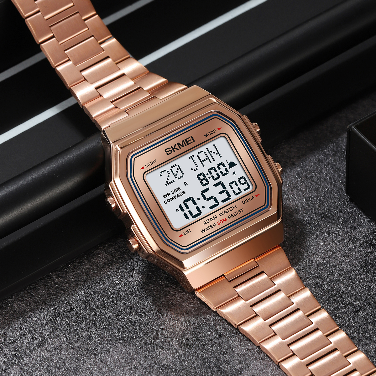 SKMEI 2113 AZAN DIGITAL WATCH