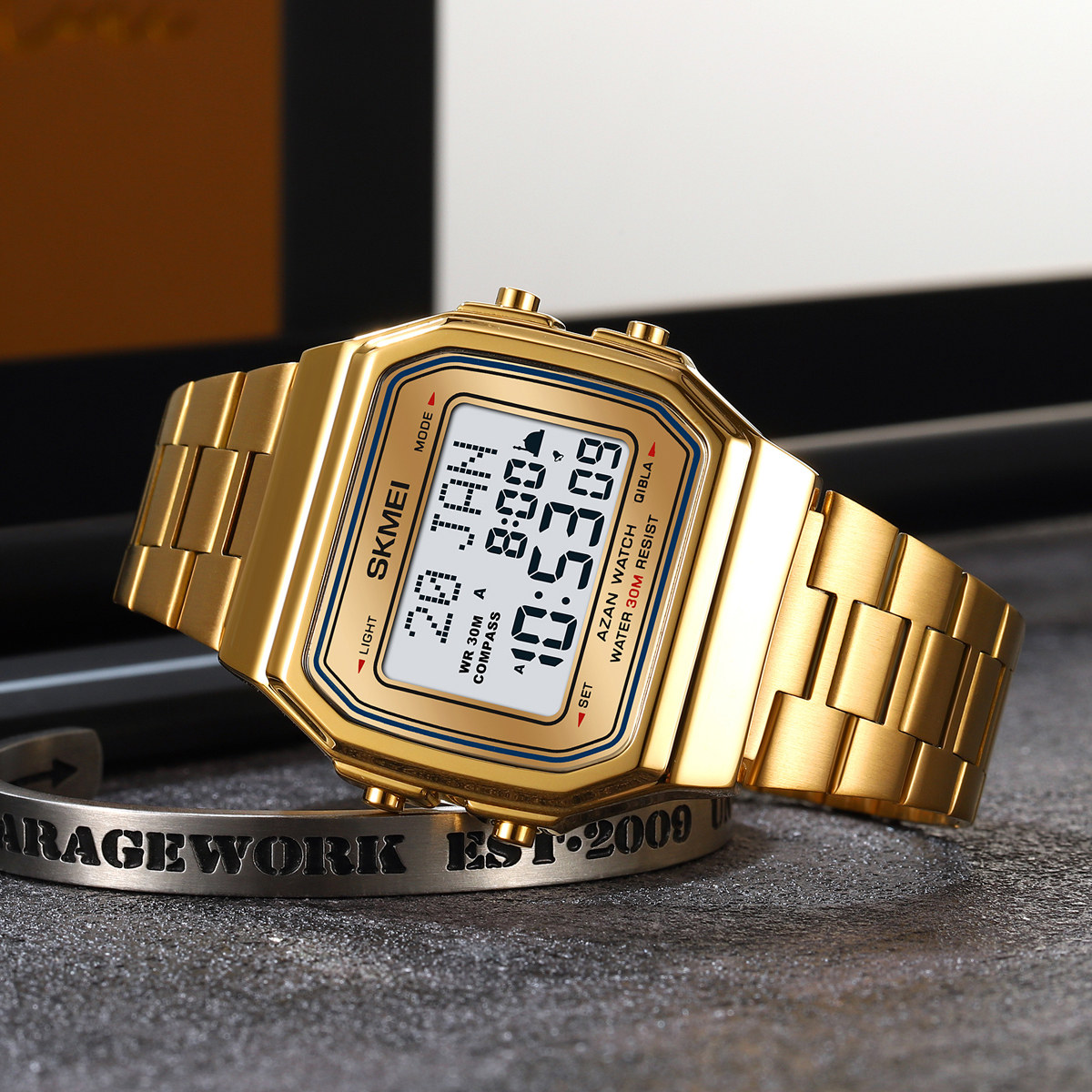 SKMEI 2113 AZAN DIGITAL WATCH