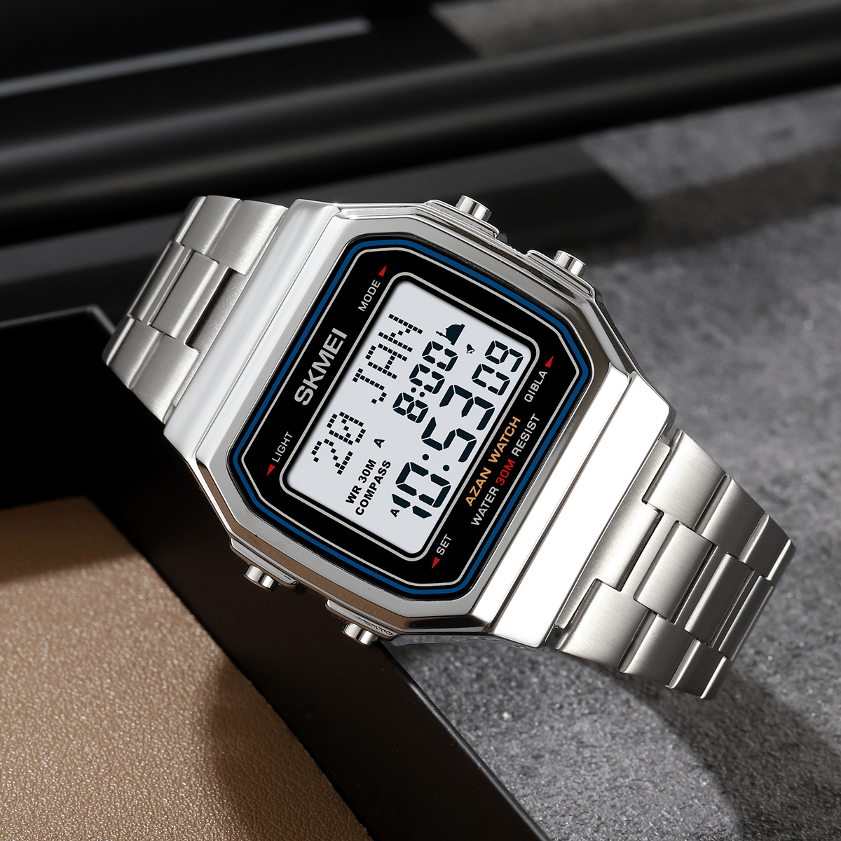 SKMEI 2113 AZAN DIGITAL WATCH