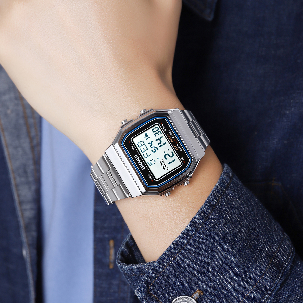 SKMEI 2113 AZAN DIGITAL WATCH