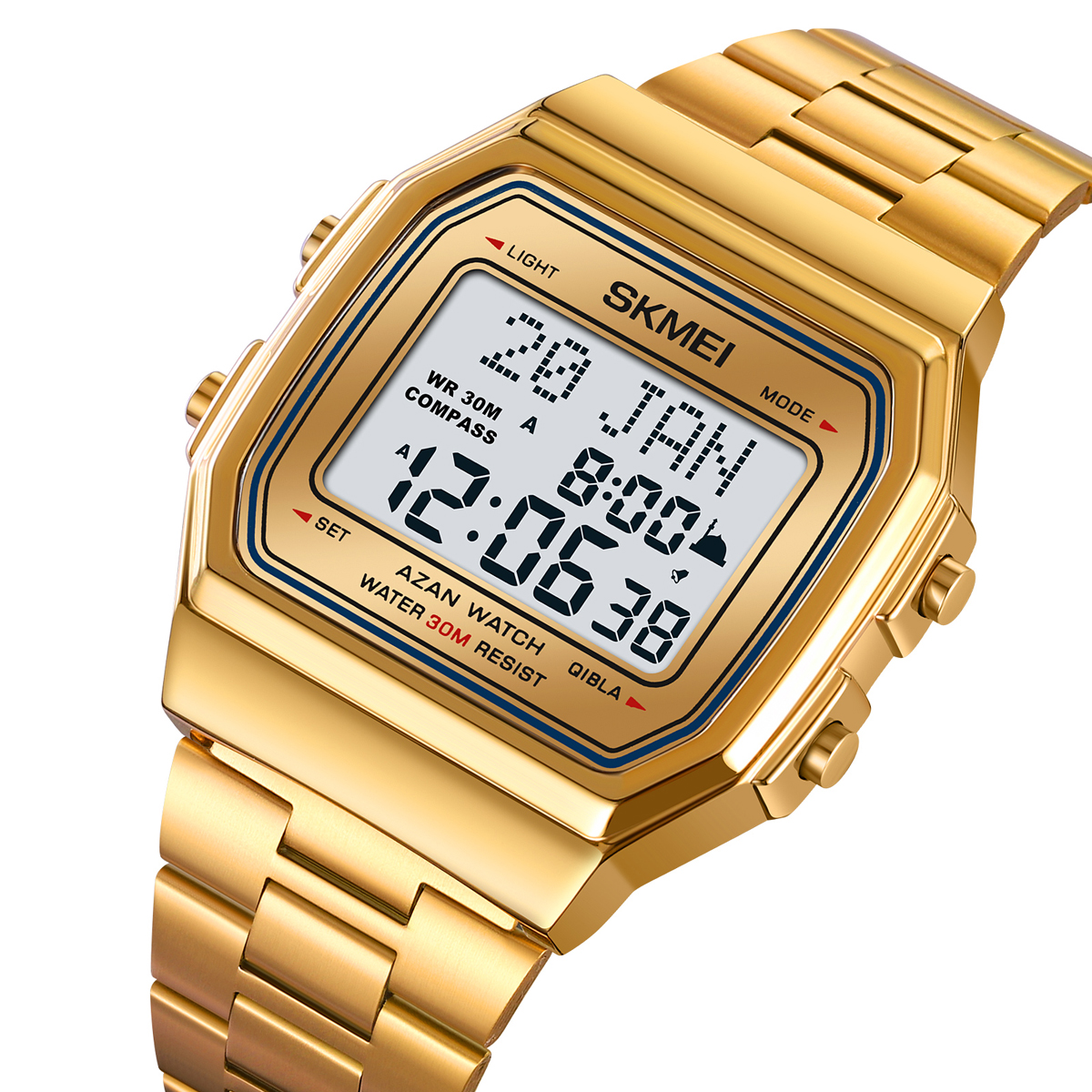 SKMEI 2113 AZAN DIGITAL WATCH