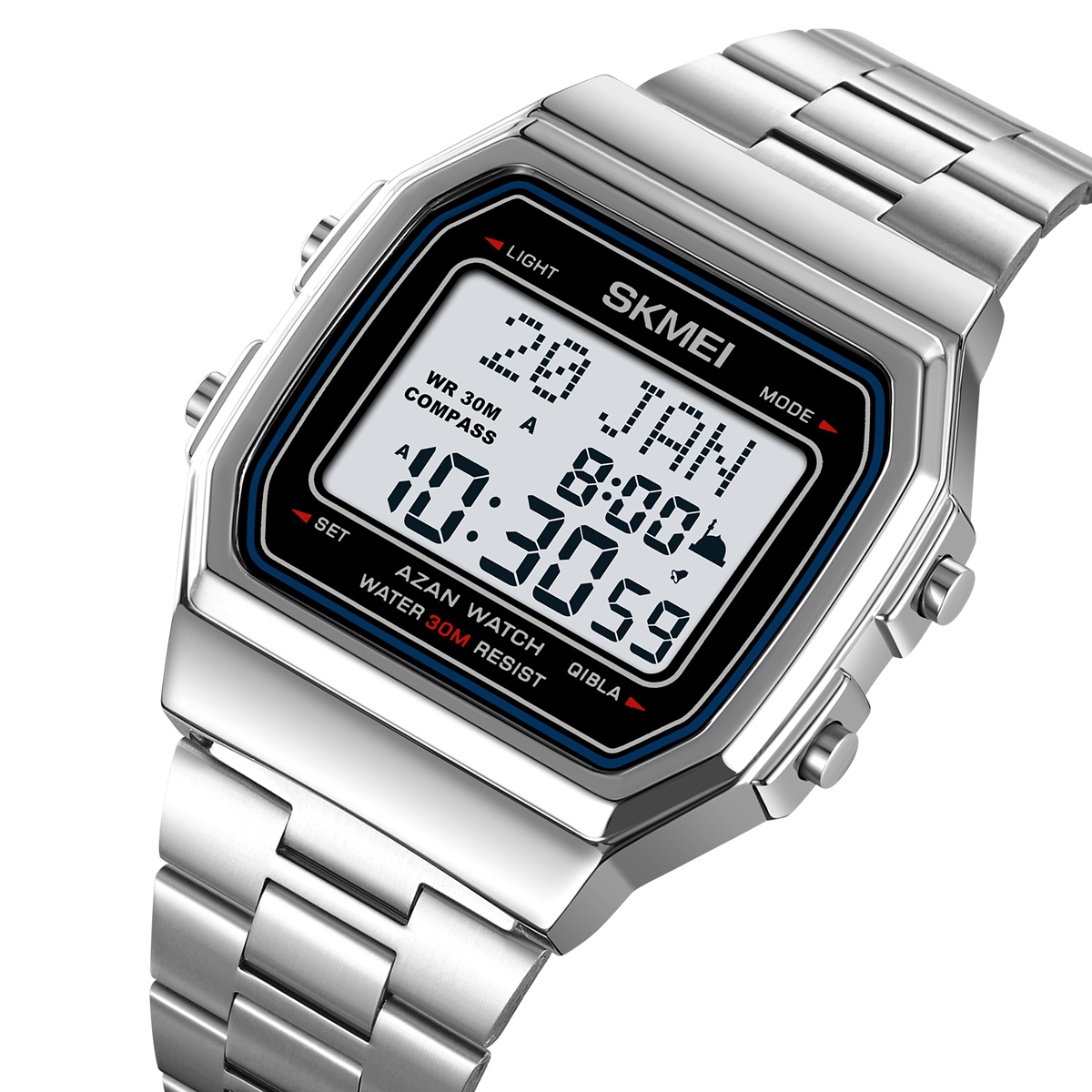 SKMEI 2113 AZAN DIGITAL WATCH