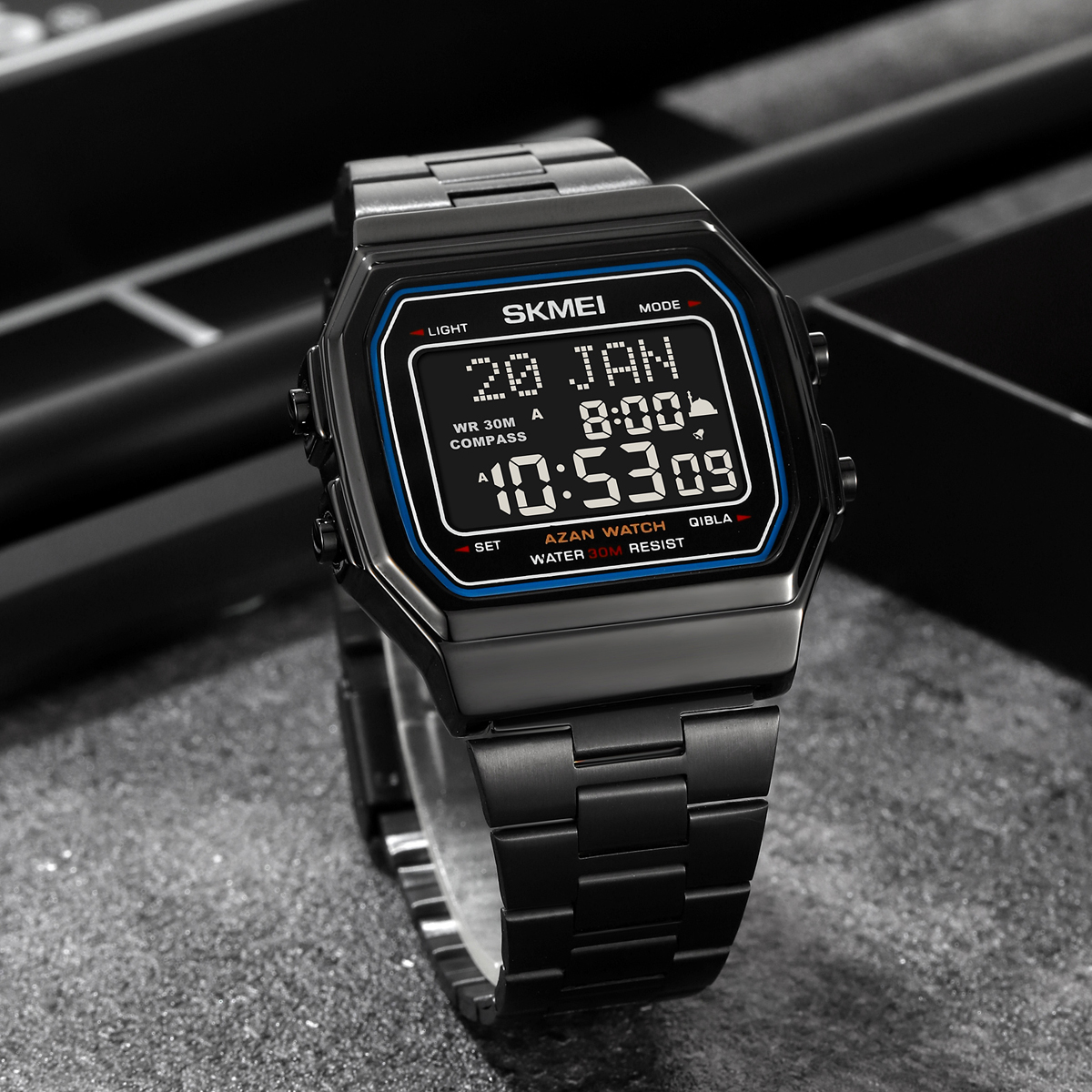 SKMEI 2113 AZAN DIGITAL WATCH