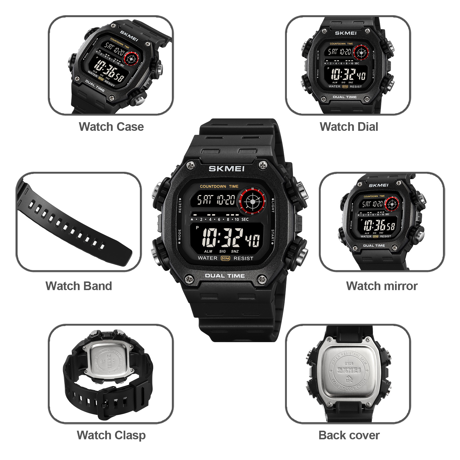 SKMEI 2126 DIGITAL WATCH