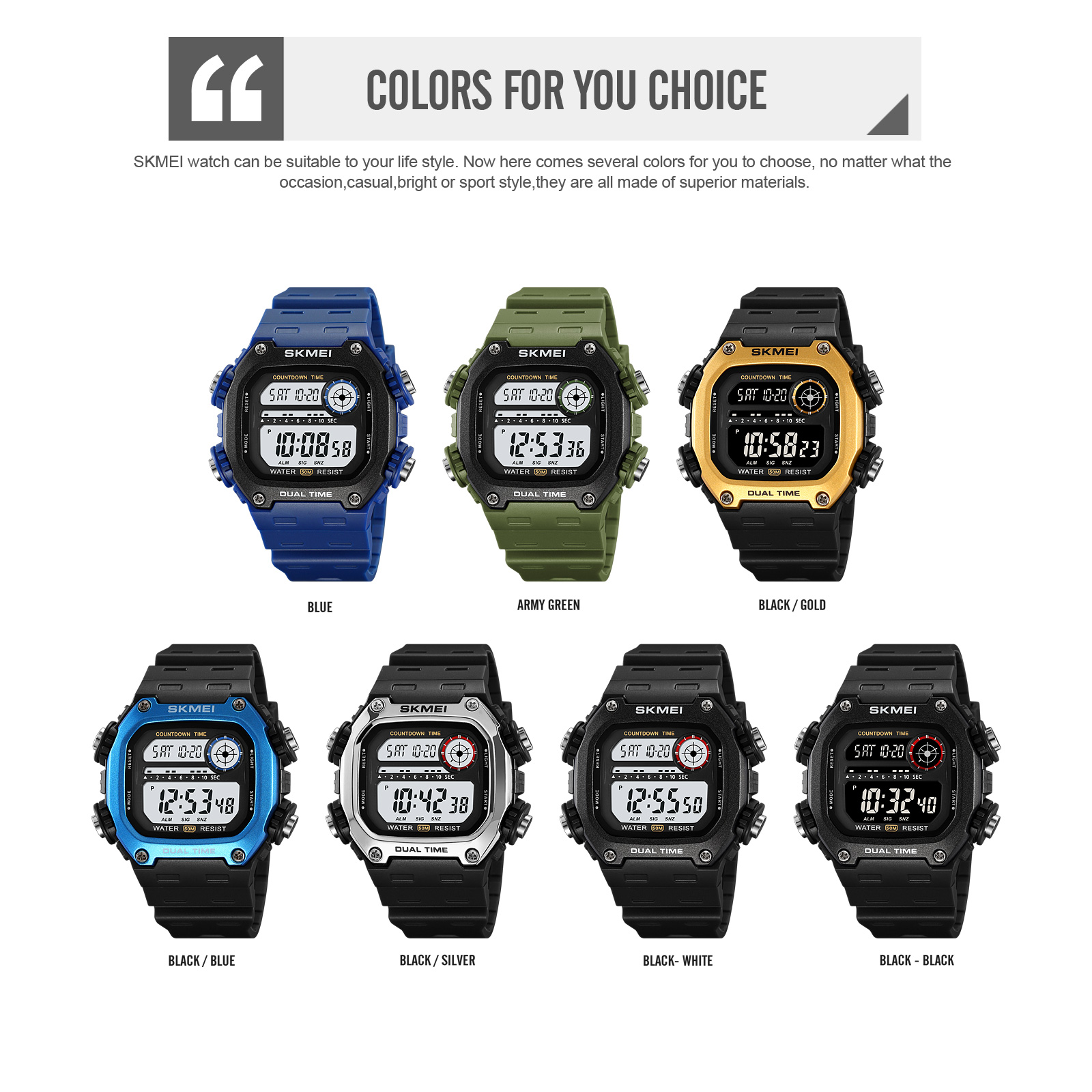 SKMEI 2126 DIGITAL WATCH