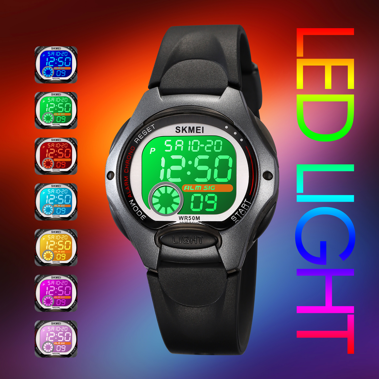 SKMEI 2129 kids digital sports watch