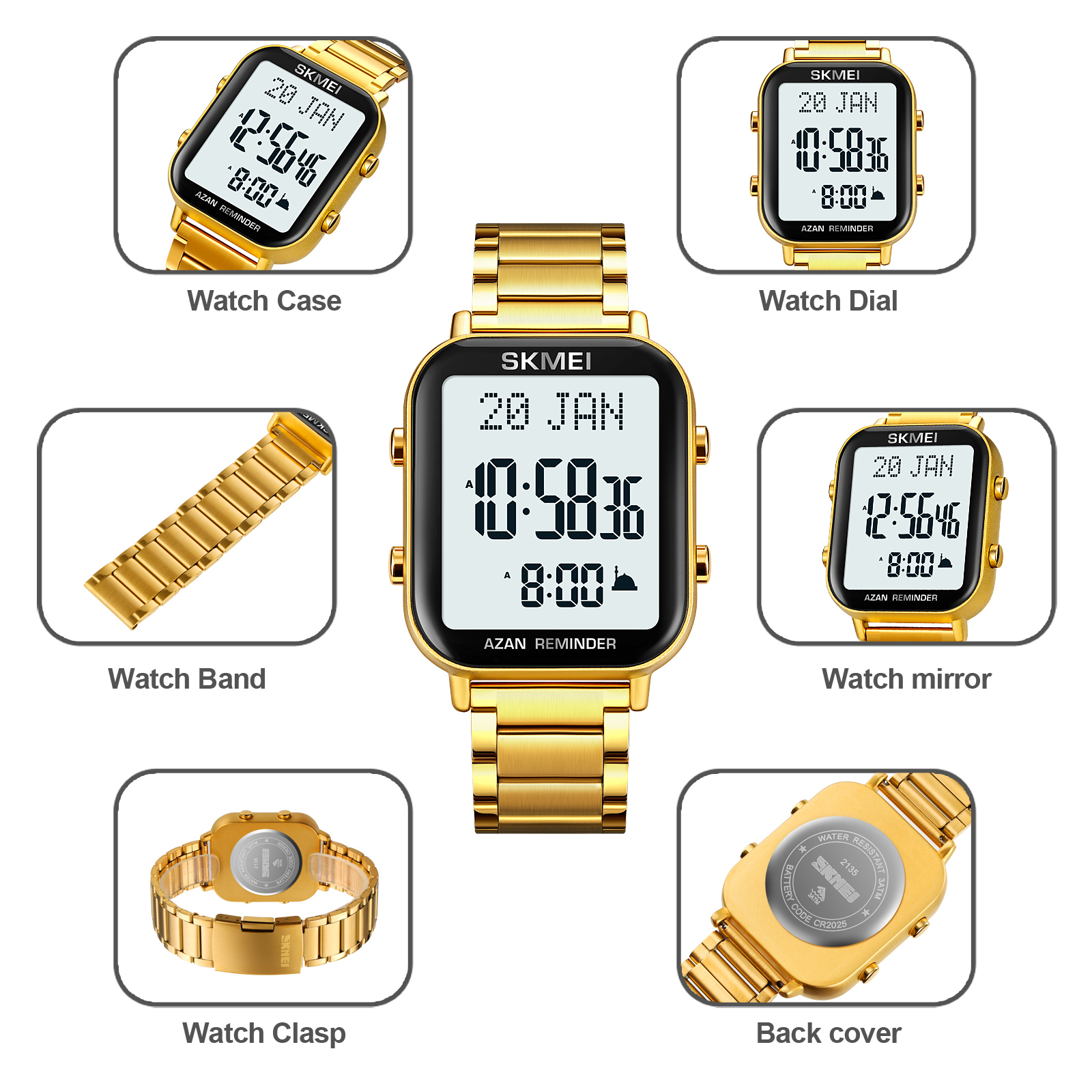 SKMEI 2135 arabia watch