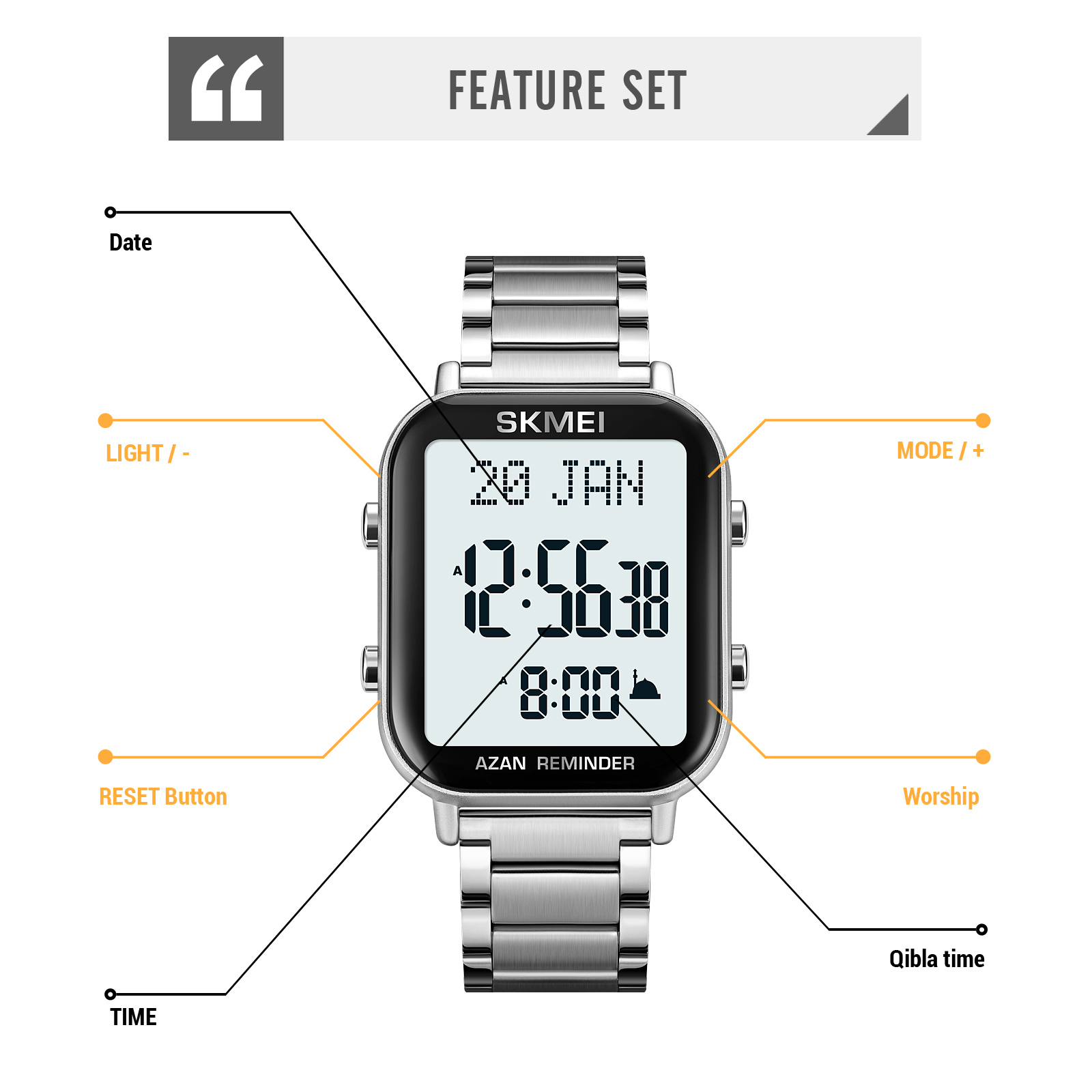 SKMEI 2135 arabia watch