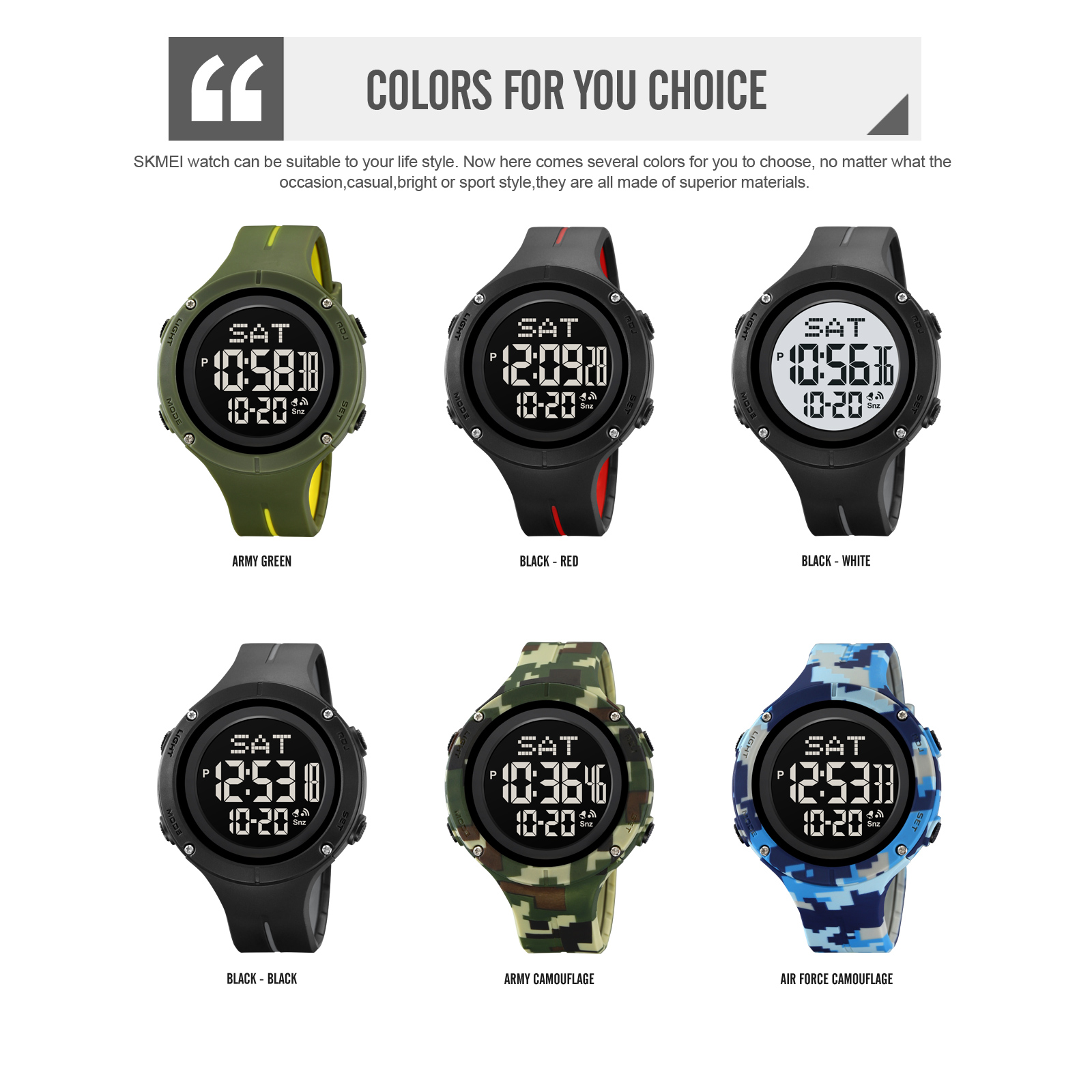 2159 skmei digital wrist watch