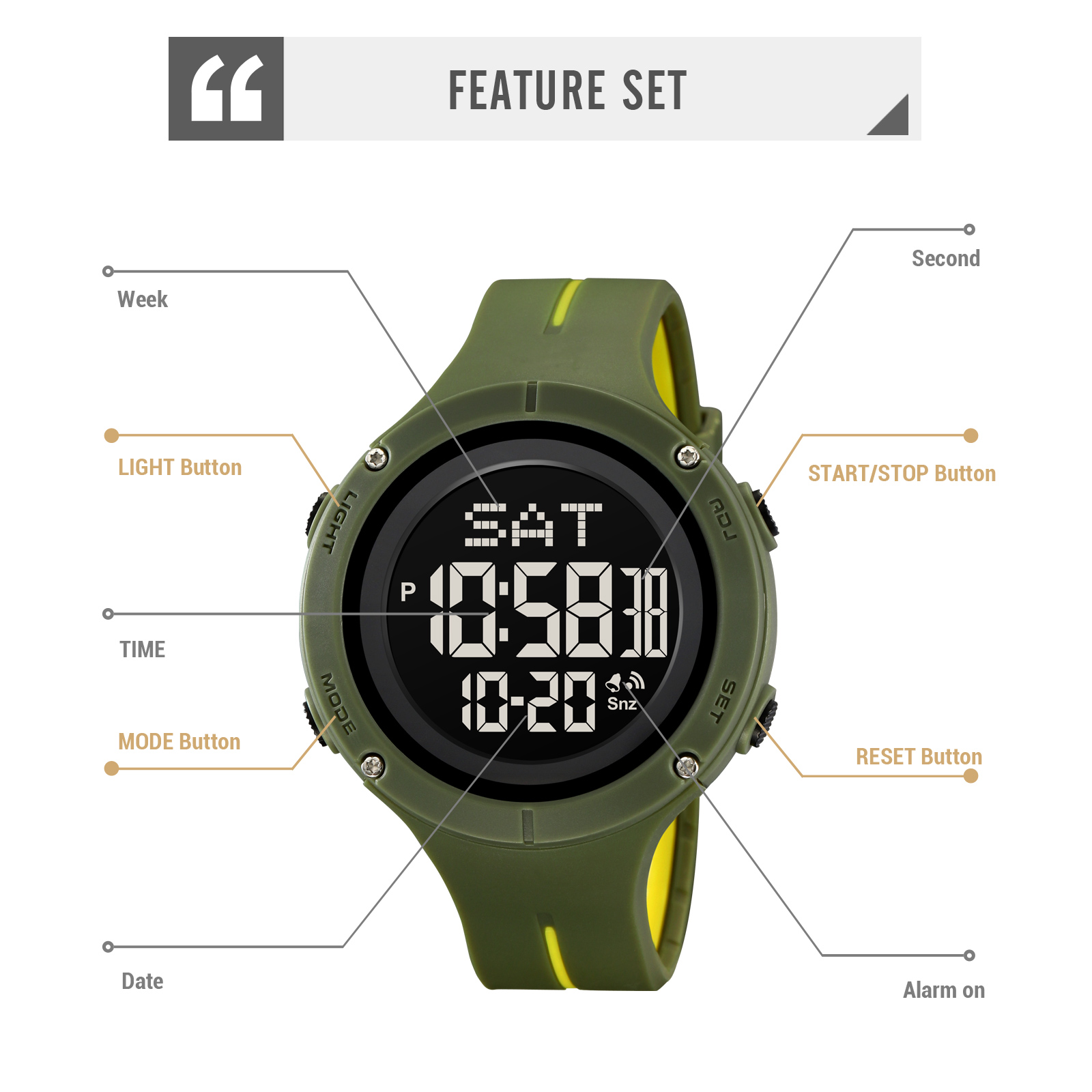 2159 skmei digital wrist watch