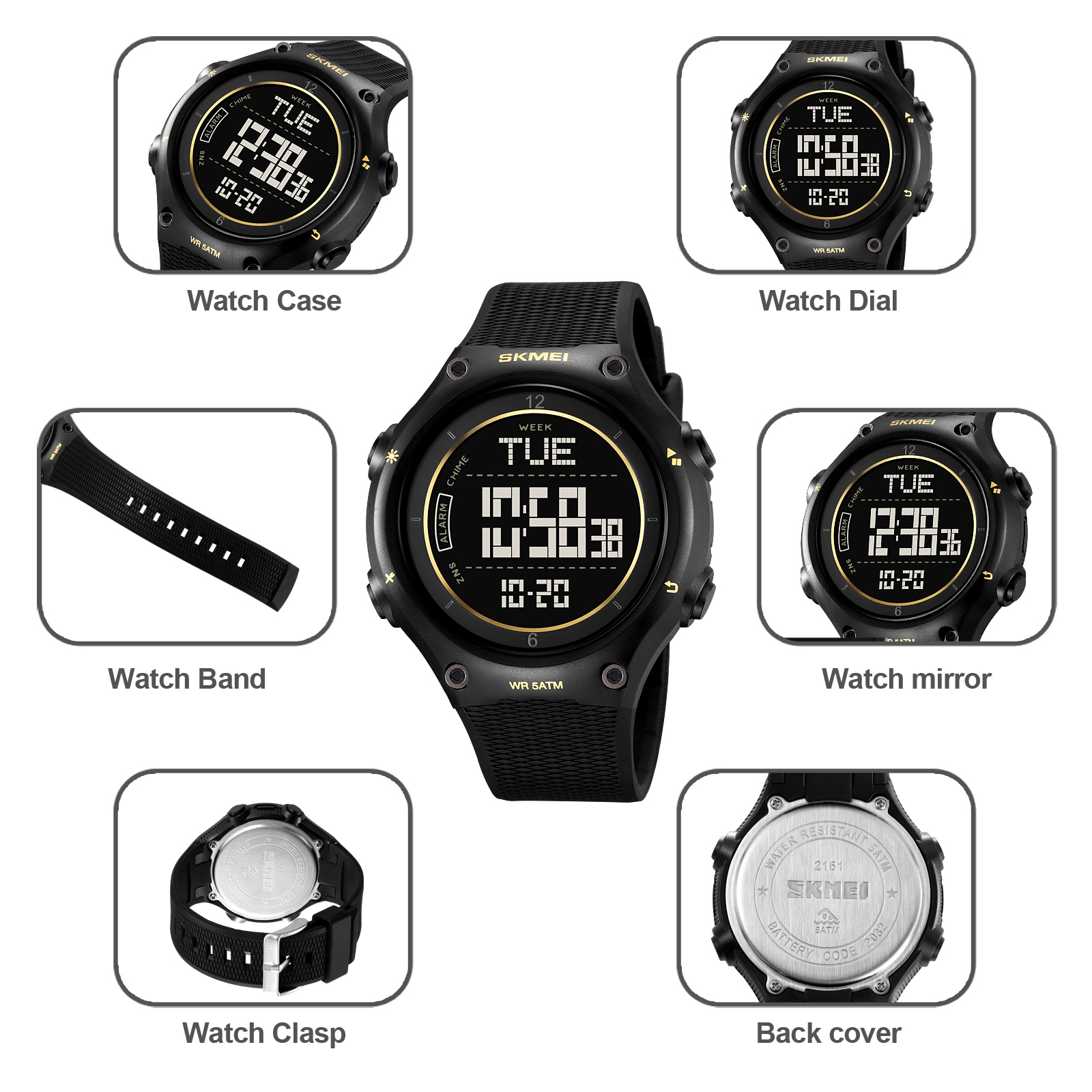 SKMEI 2161 SPORT WRIST WATCH