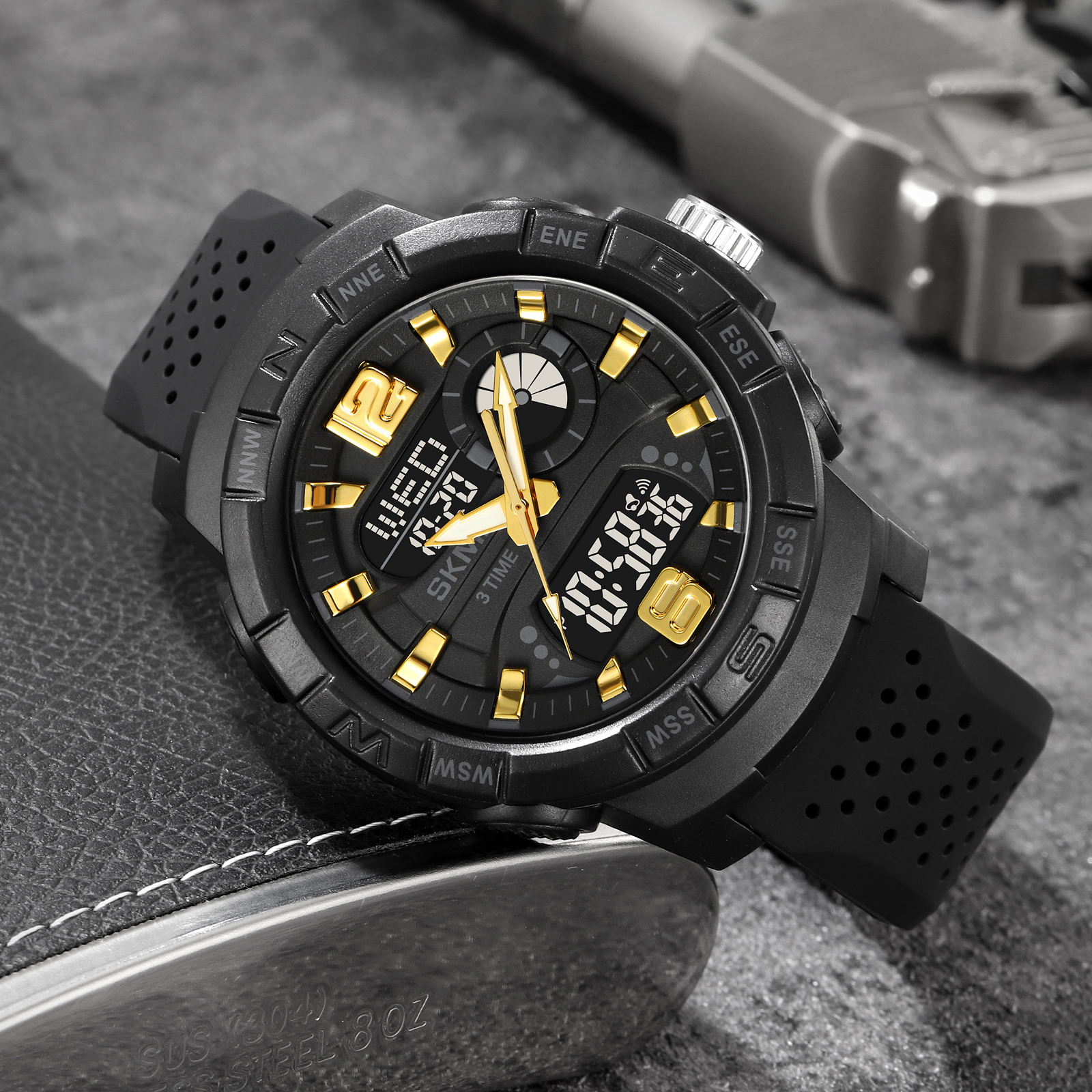 SKMEI 2163 SPORTS ANALOG DIGITAL WATCH