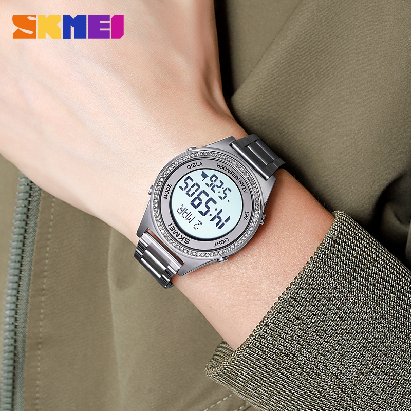 SKMEI 2168 QIBLA AZAN WATCH