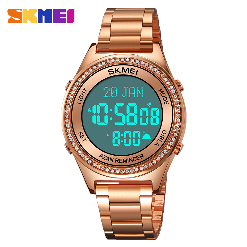 SKMEI 2168 QIBLA AZAN WATCH