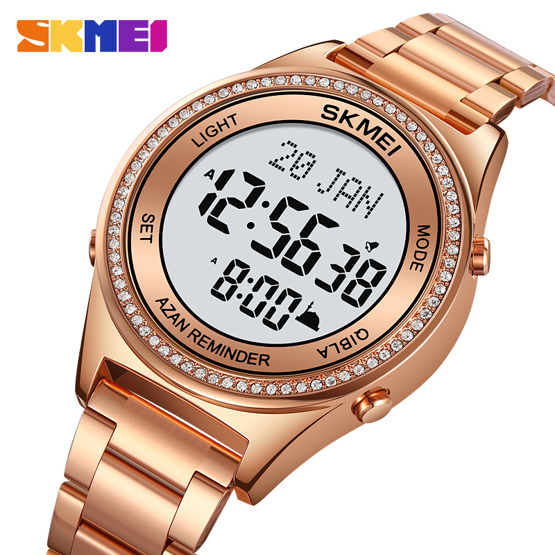 SKMEI 2168 QIBLA AZAN WATCH