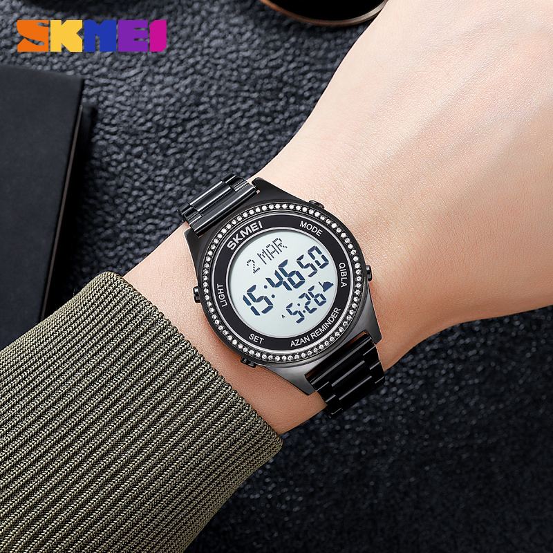 SKMEI 2168 QIBLA AZAN WATCH