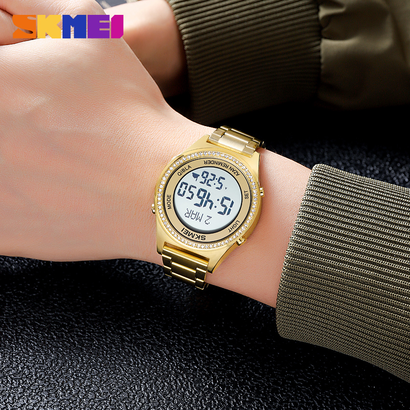 SKMEI 2168 QIBLA AZAN WATCH